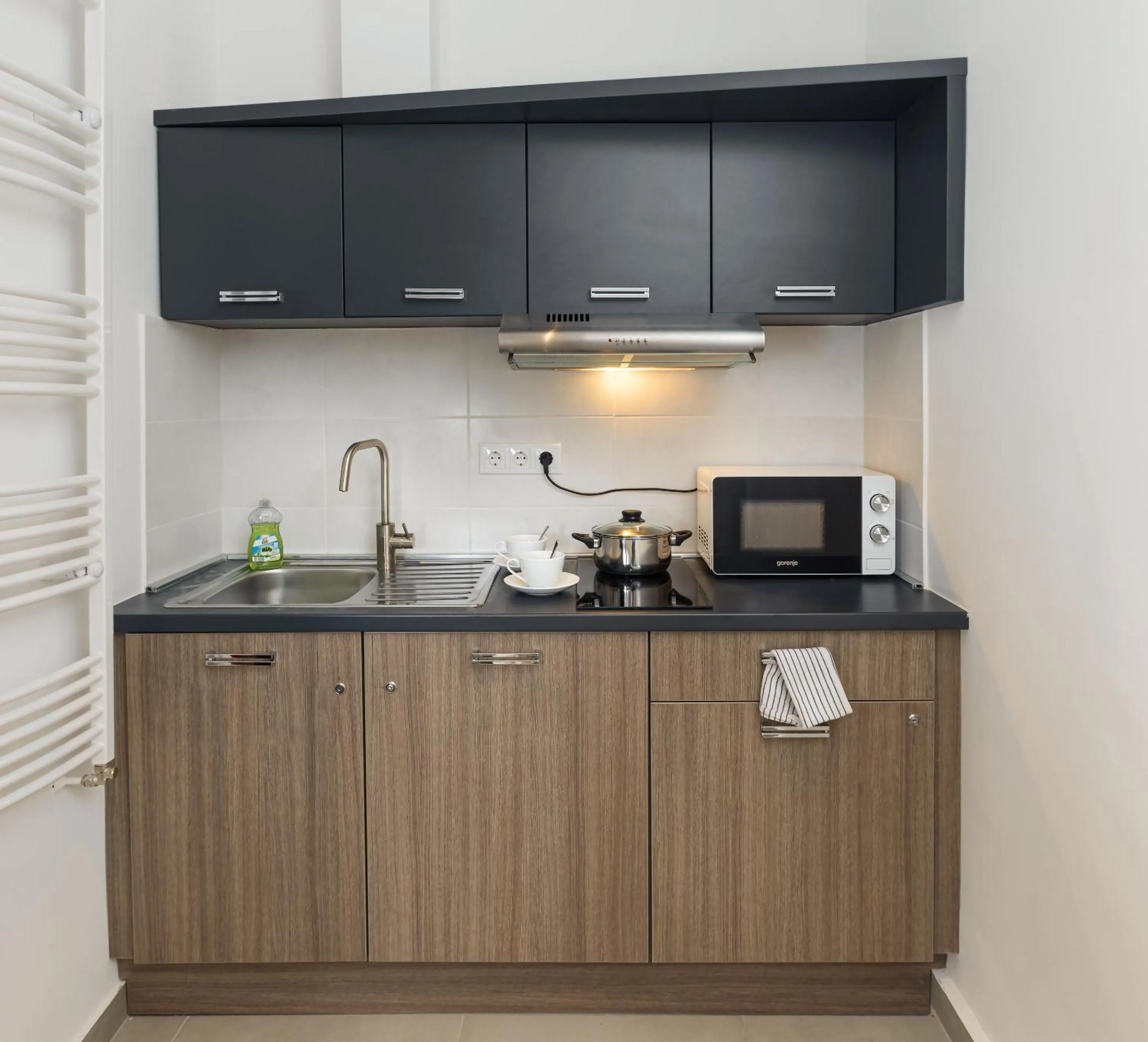 Kitchen or kitchenette in RES City Residence Hotel Budapest