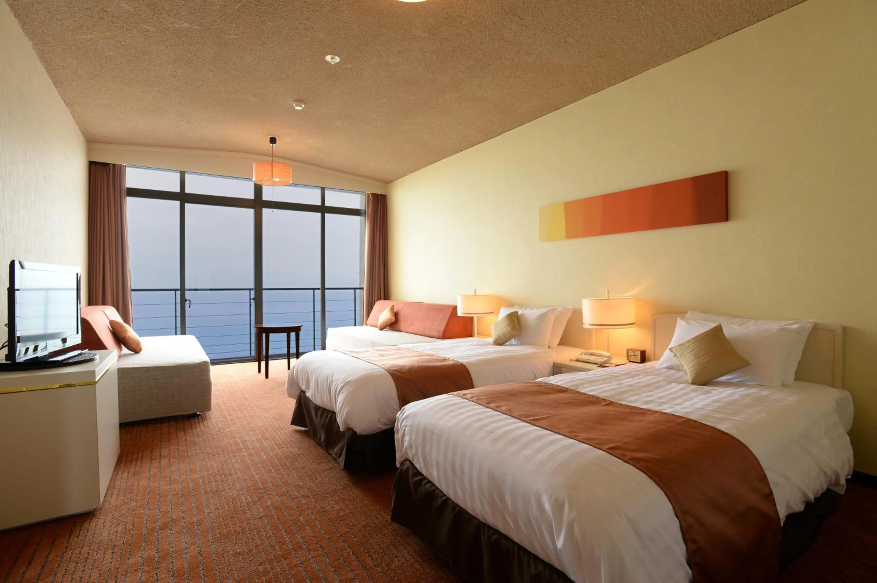 Photo of the whole room, Bed in Shimoda Prince Hotel