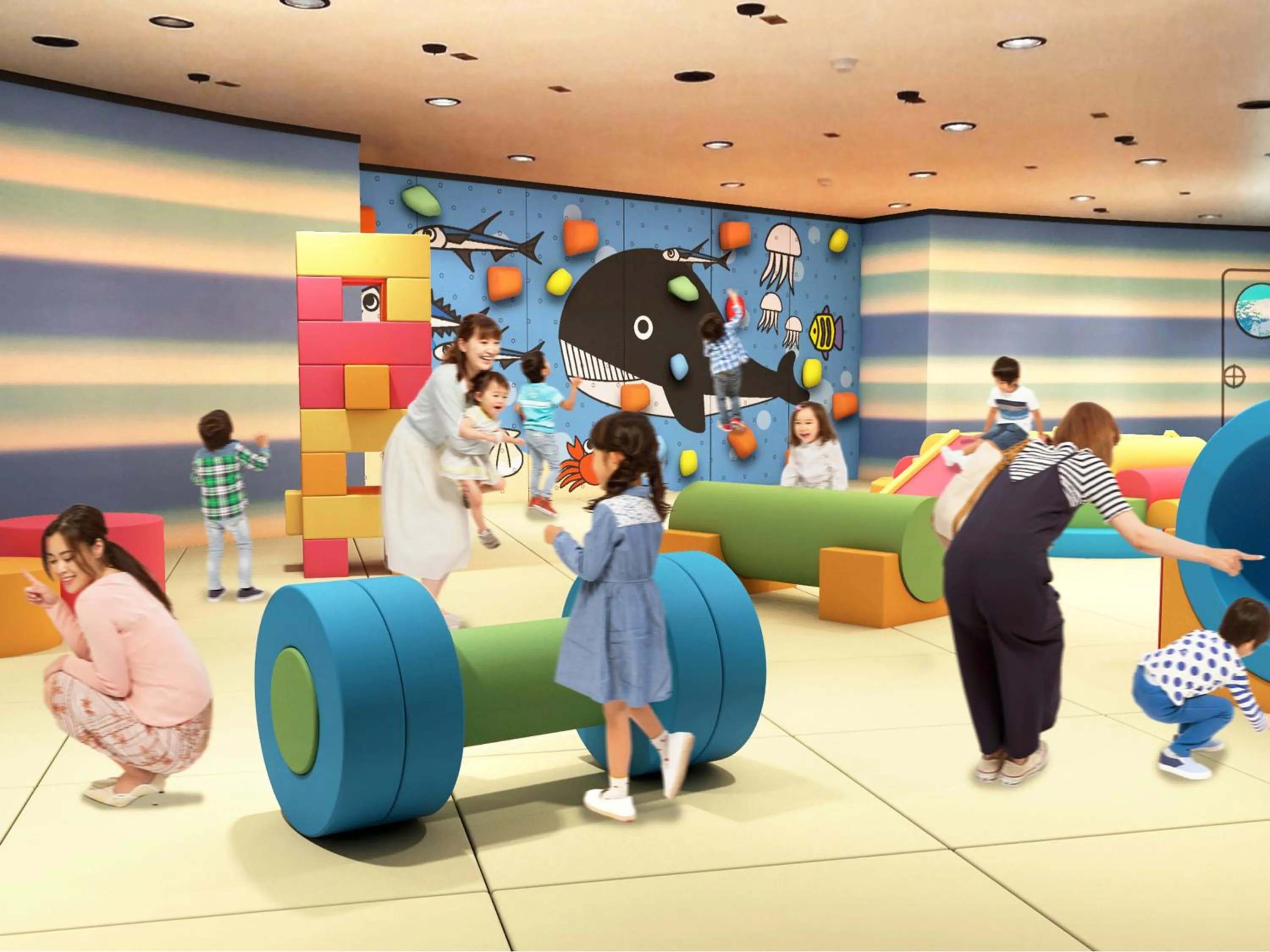 children in Shimoda Prince Hotel