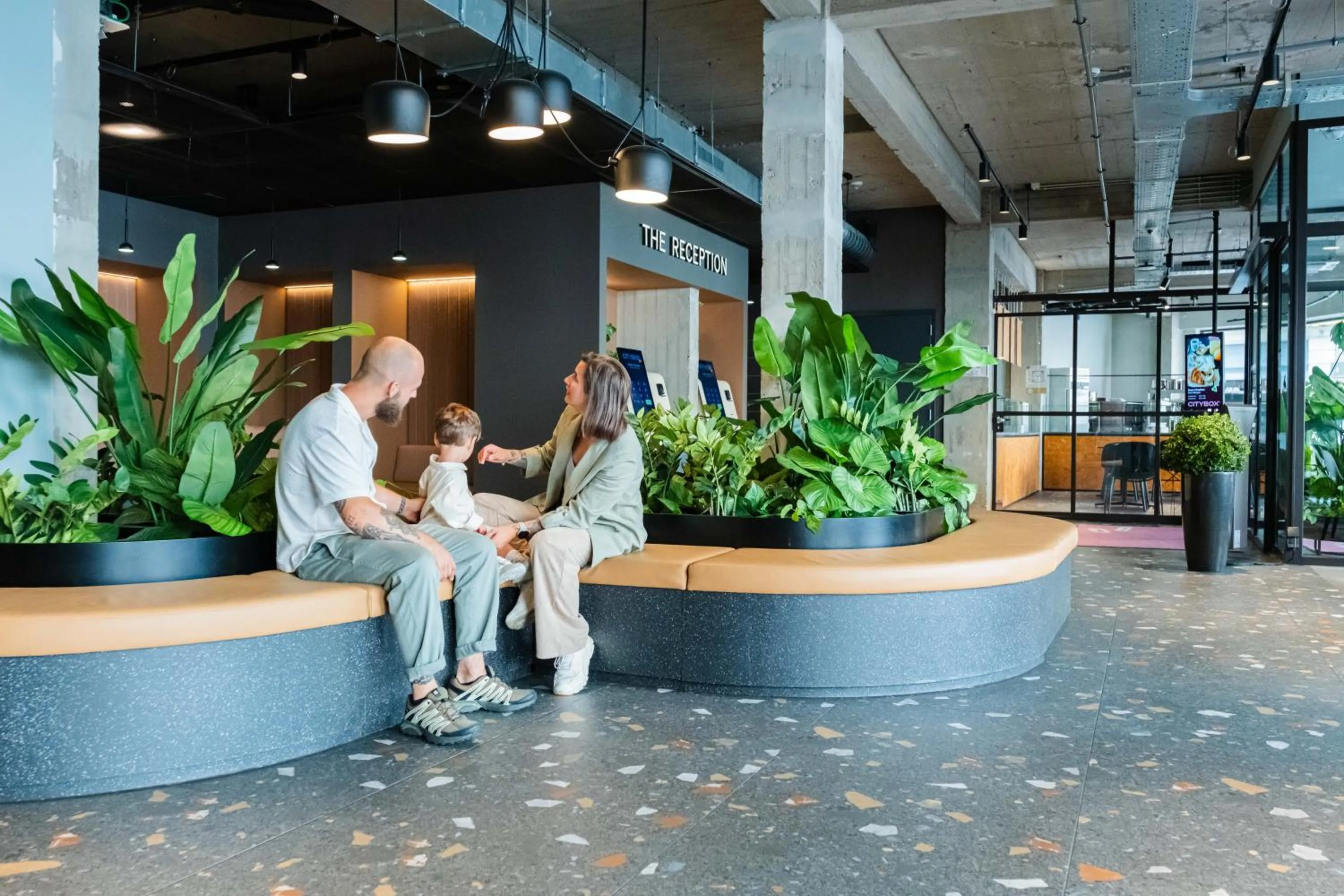 Lobby or reception in Citybox Antwerp City Center