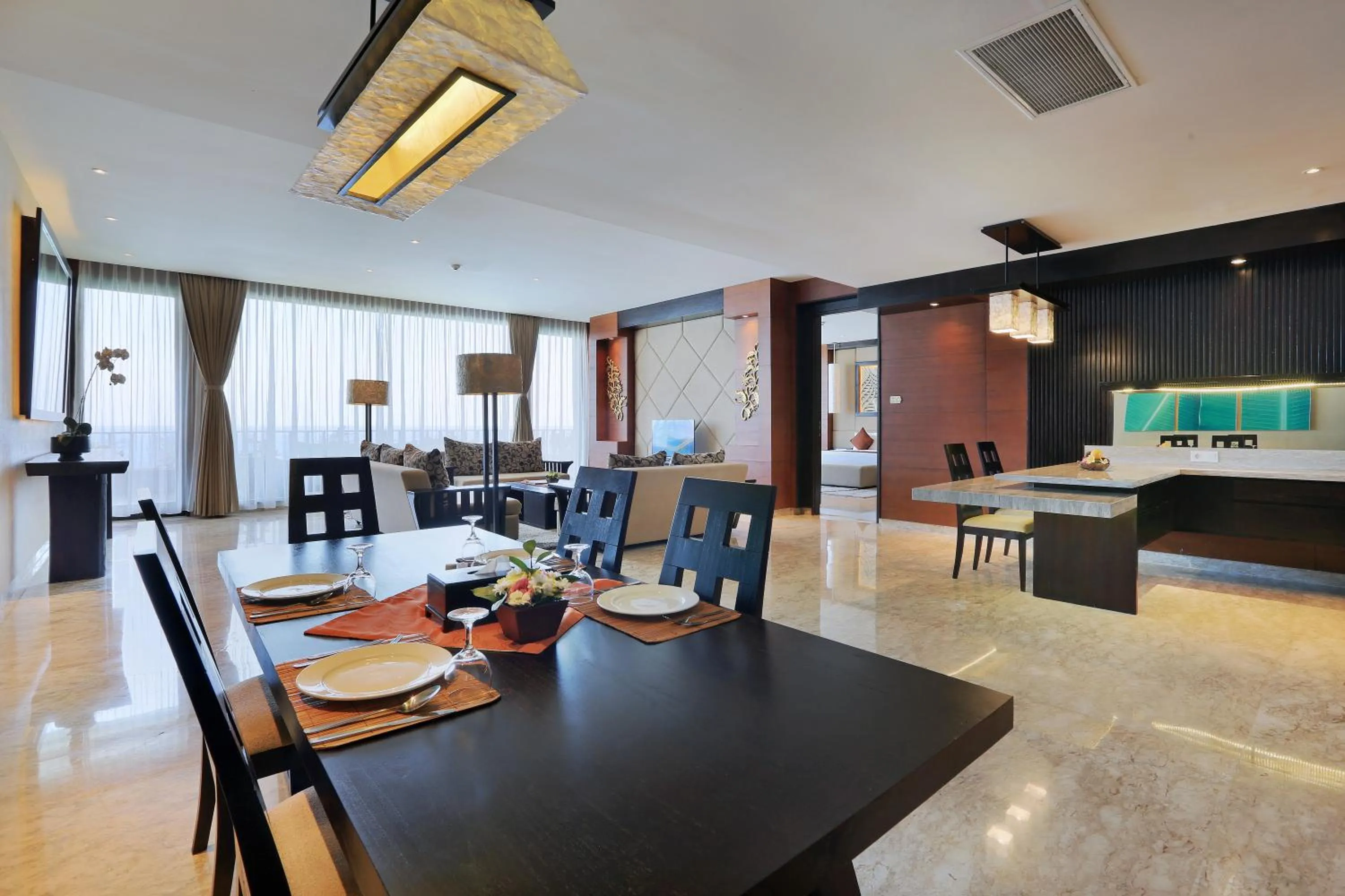 Living room in Ulu Segara Luxury Suites & Villas