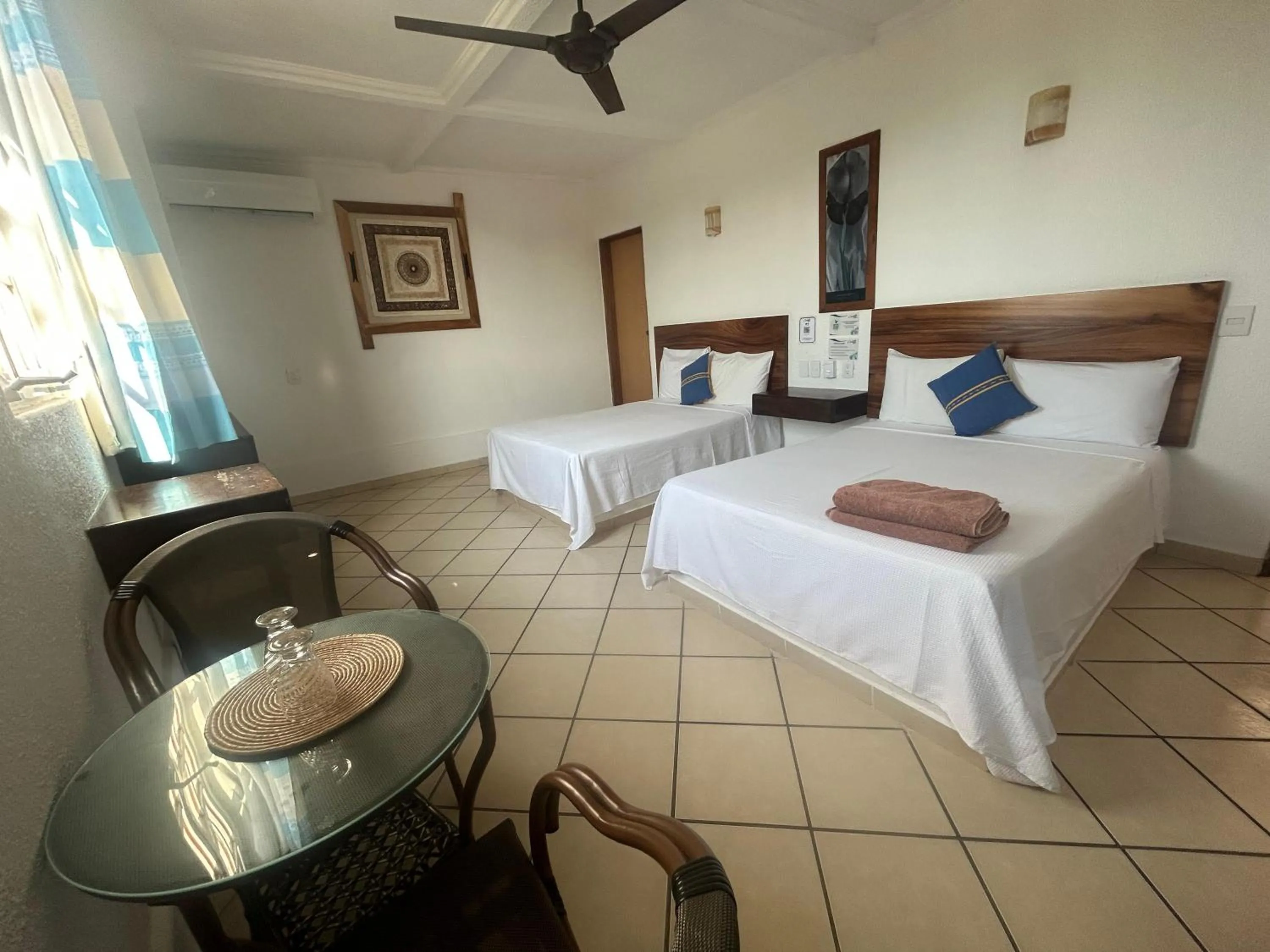 Bed in Hotel Careyes Puerto Escondido