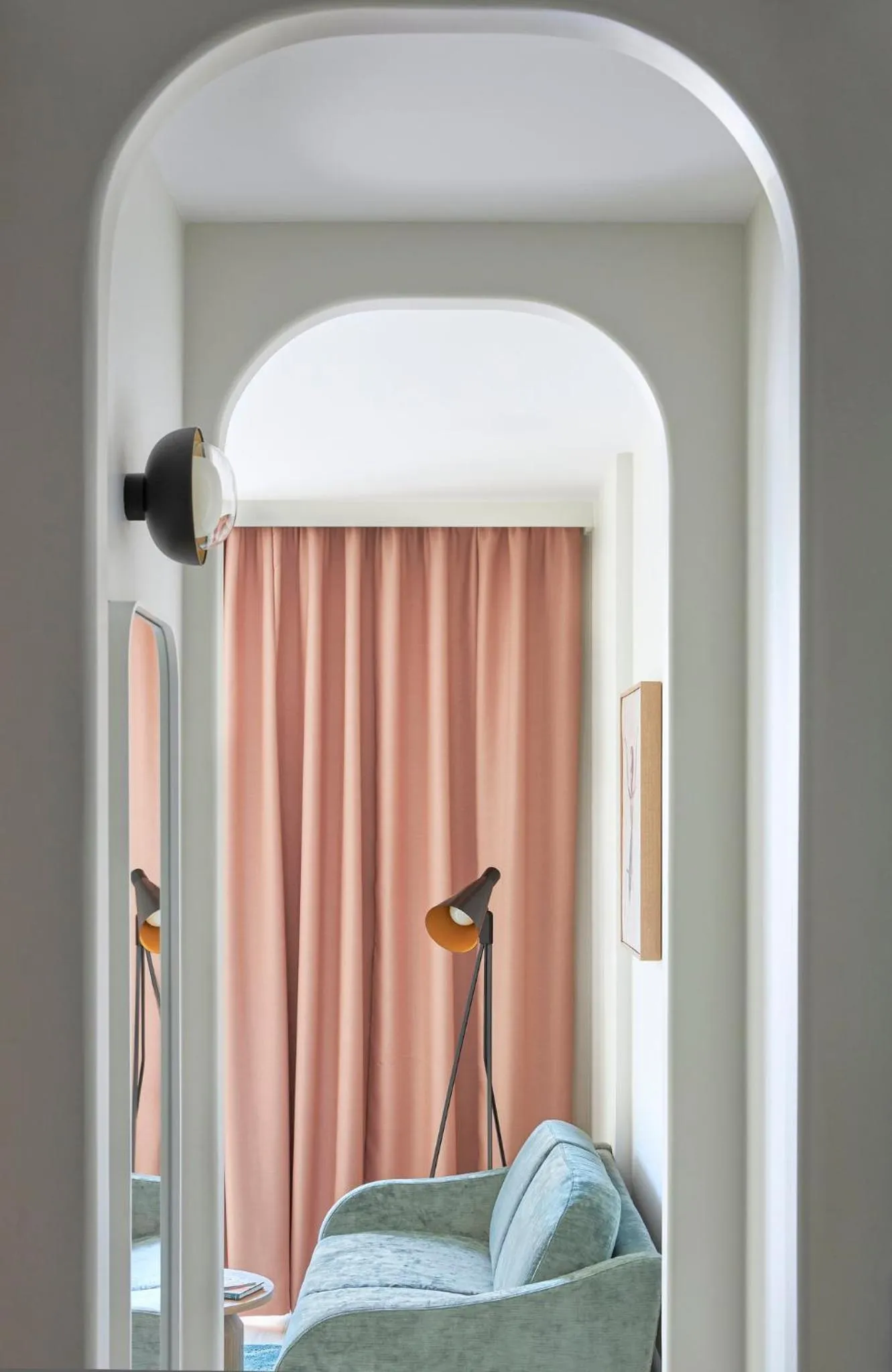 Living room, Bed in Turing Locke Cambridge