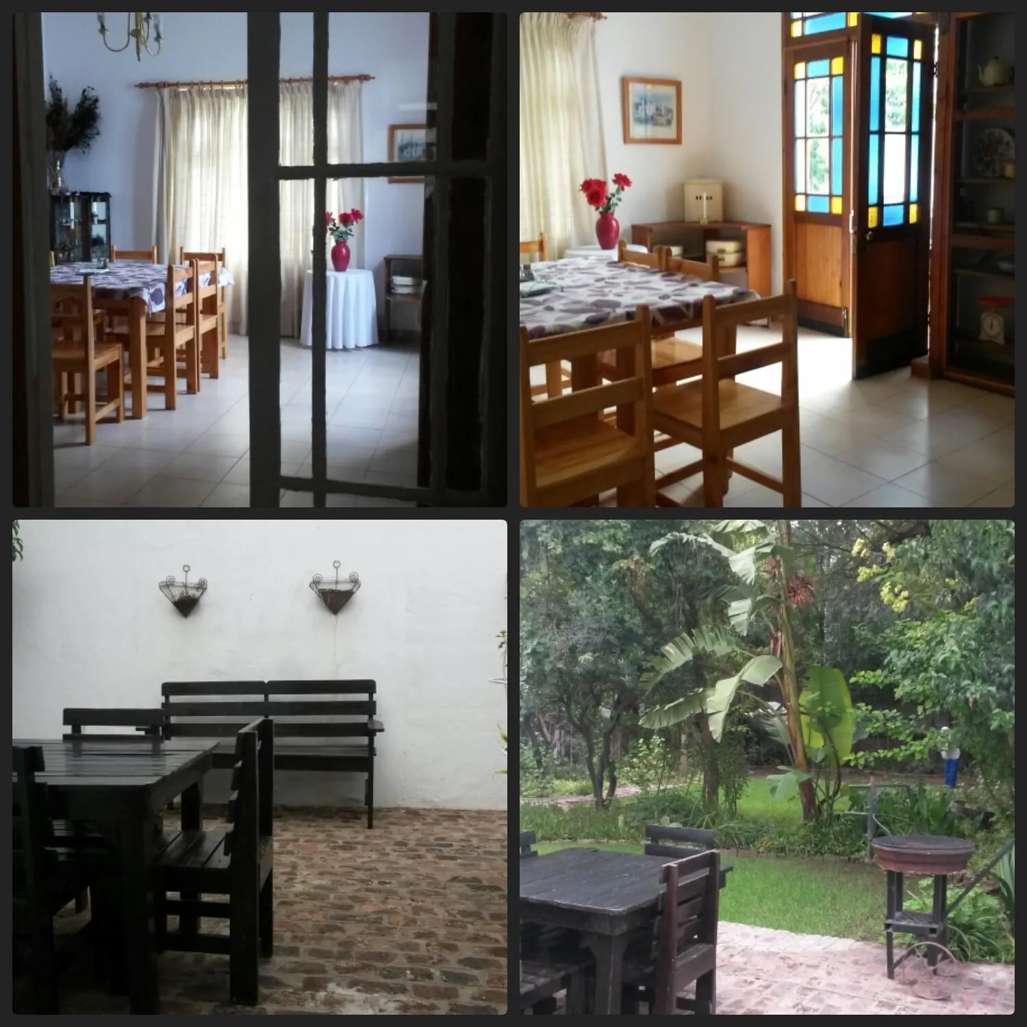 Dining area in Camdeboo Cottages