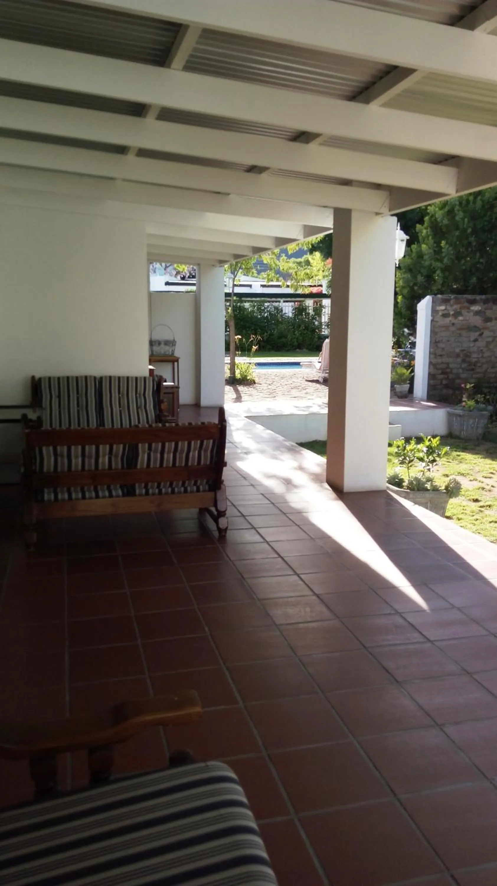 Patio in Camdeboo Cottages