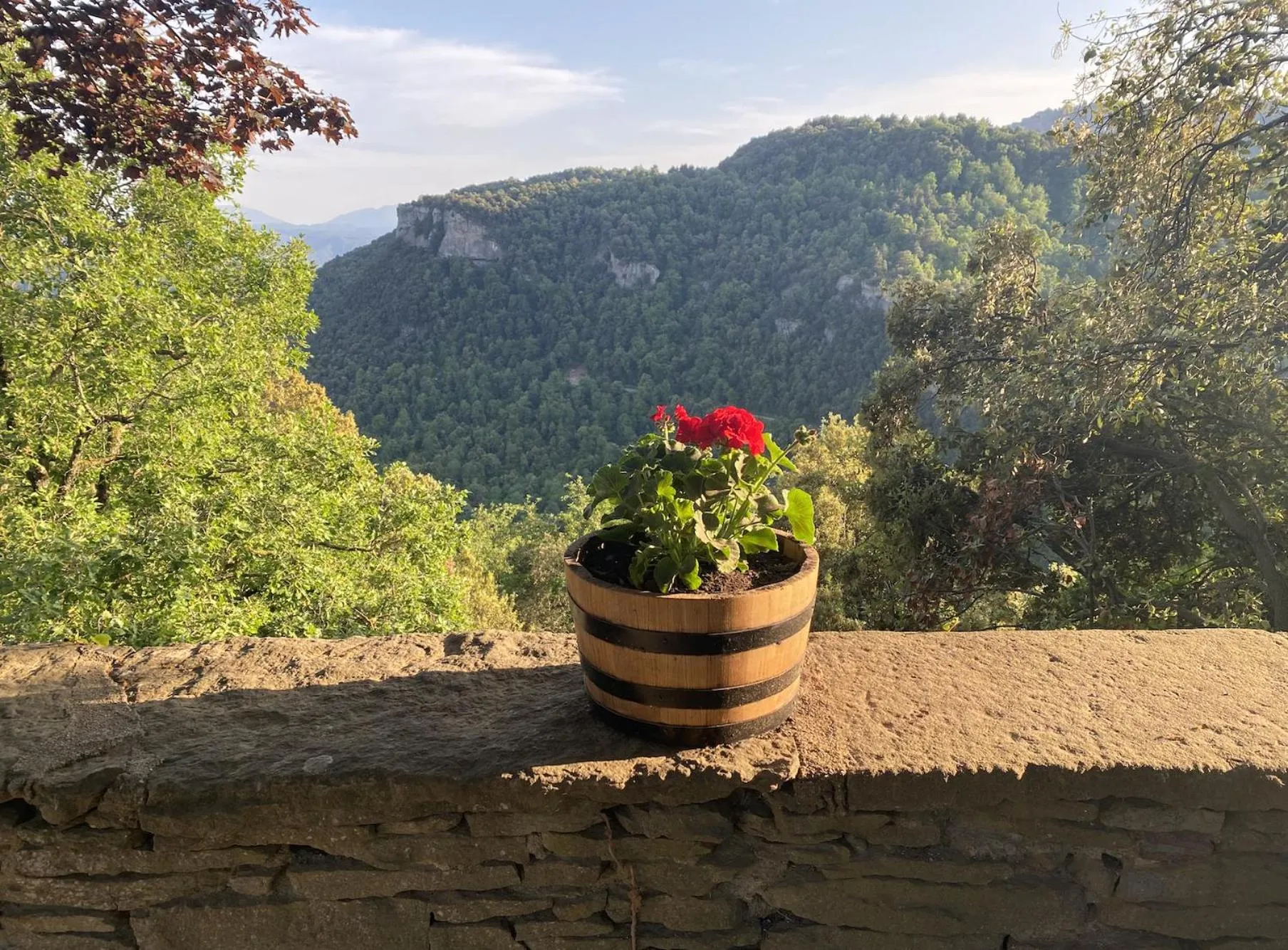 Natural landscape in Masia Santa Llúcia
