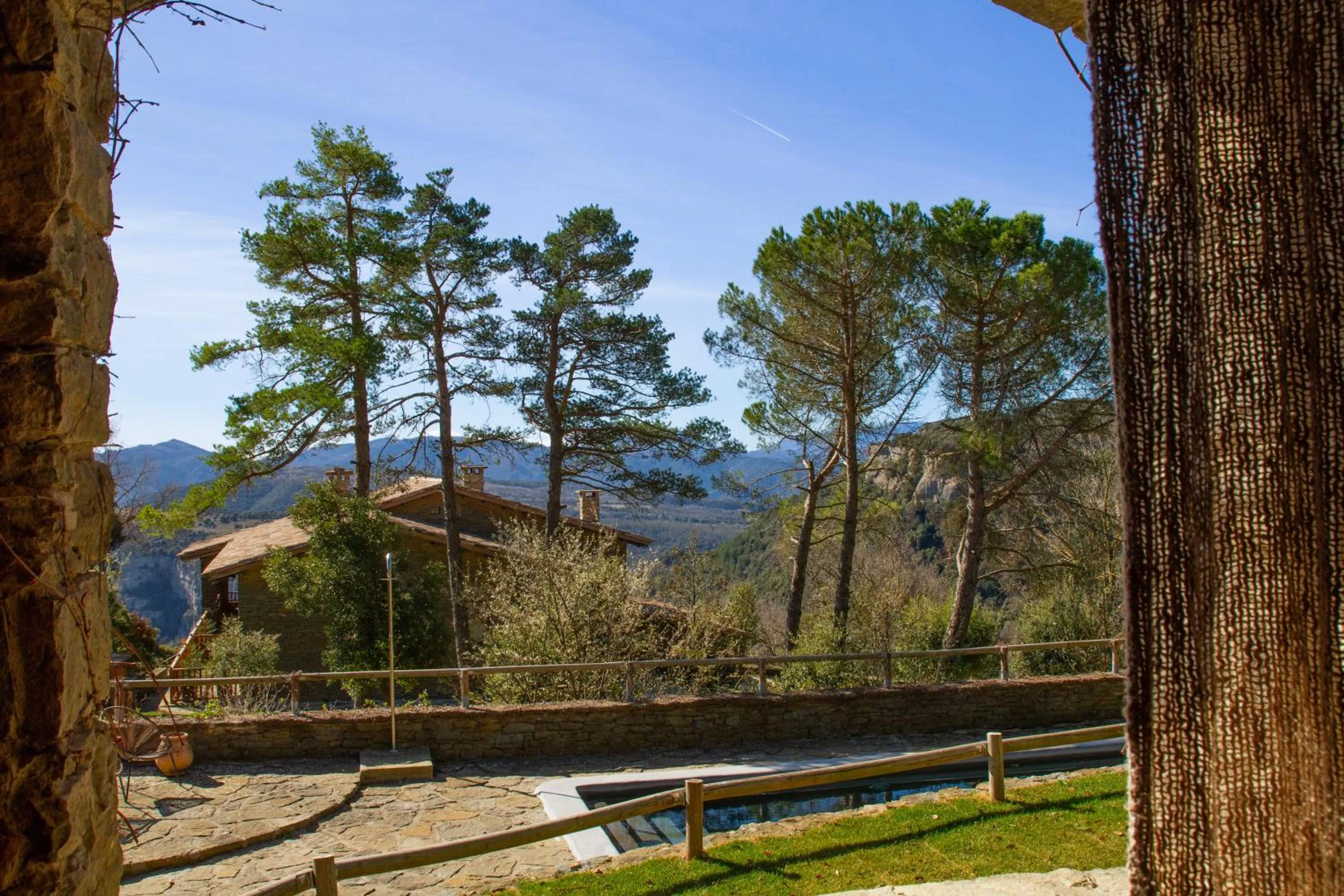 Natural landscape in Masia Santa Llúcia