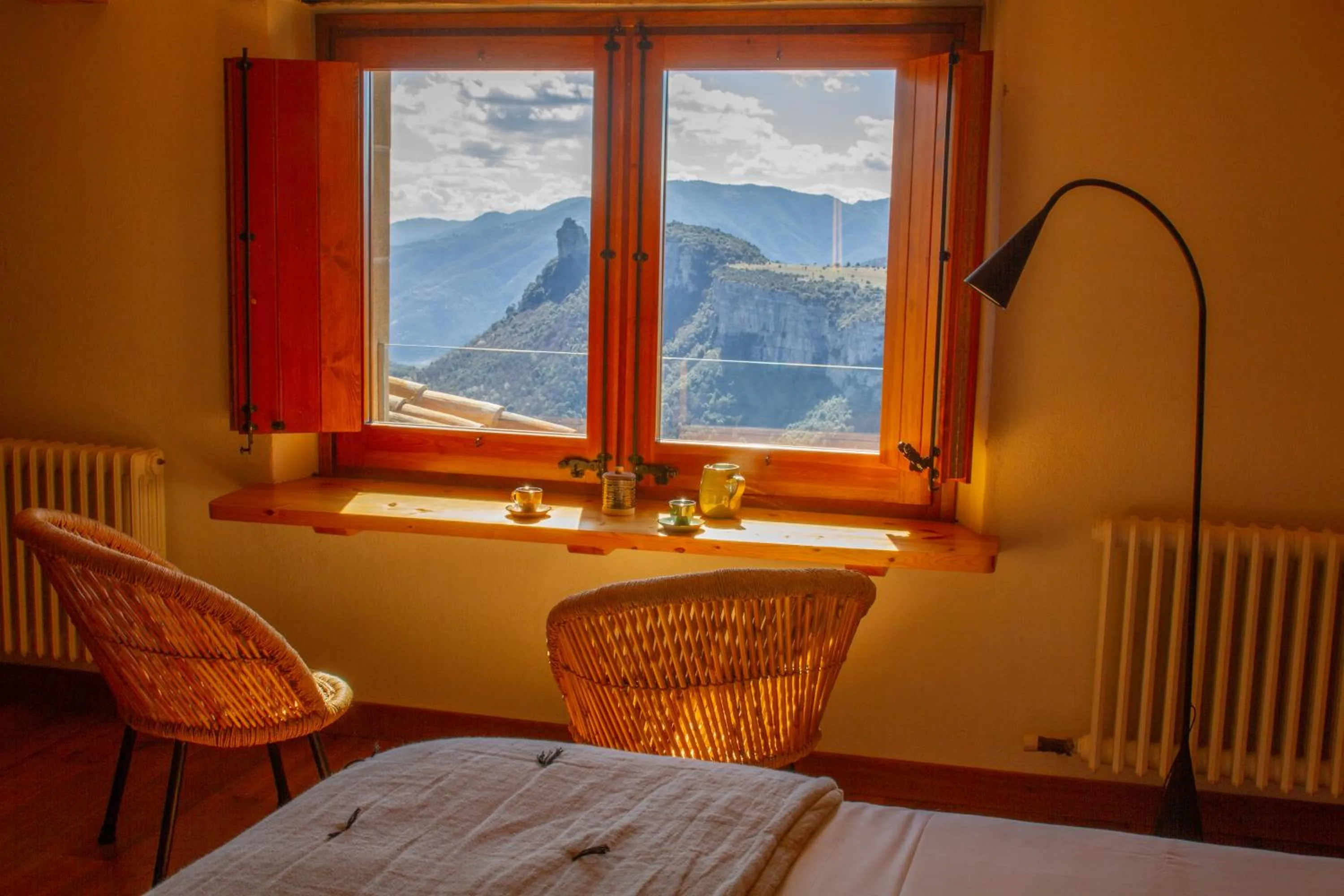 Seating area in Masia Santa Llúcia