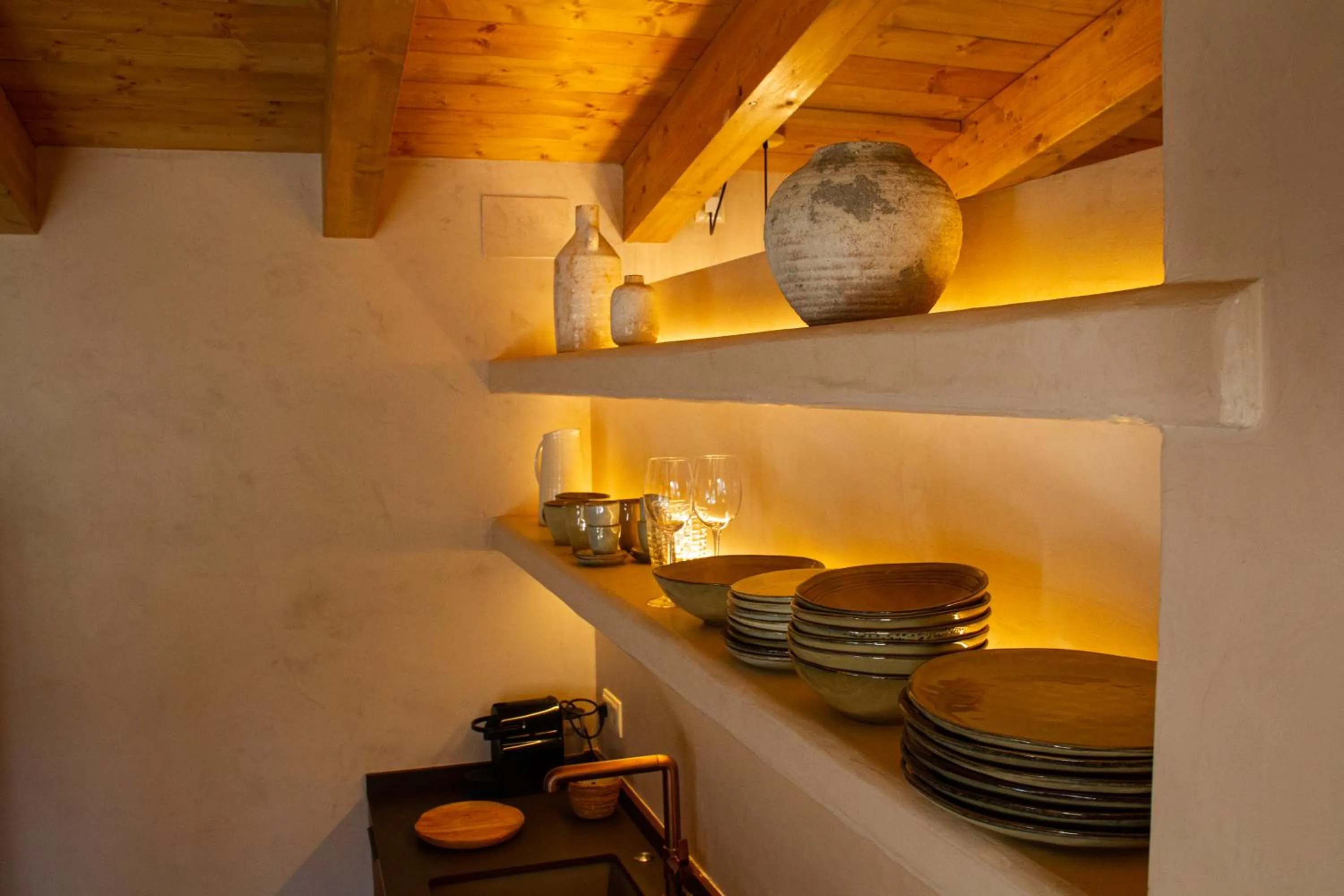 Kitchen or kitchenette in Masia Santa Llúcia