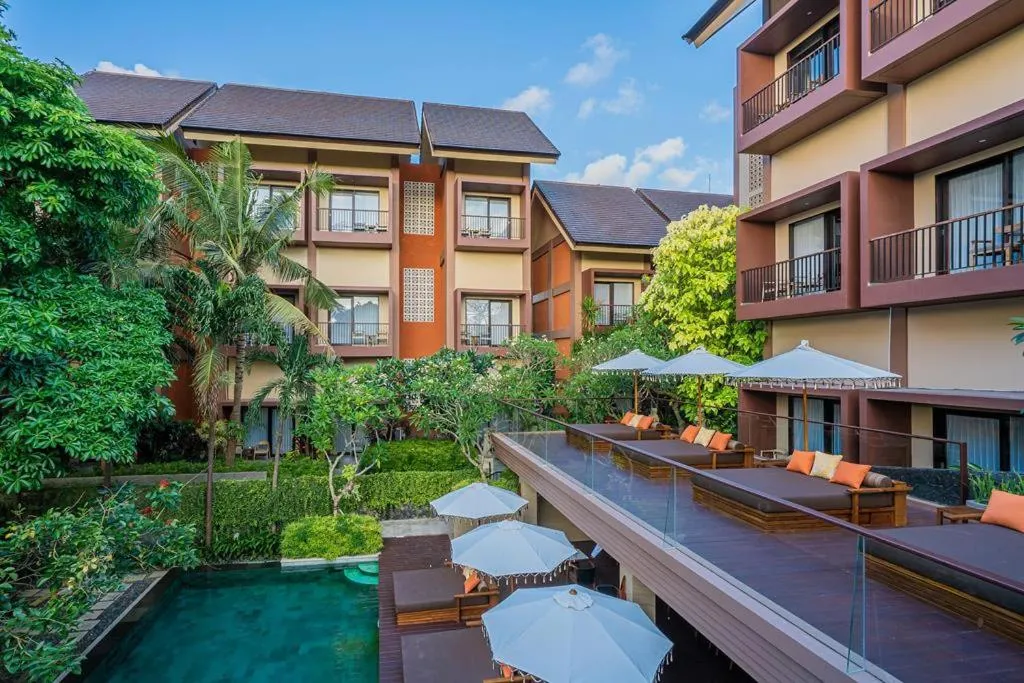 Swimming pool in Pandawa All Suites Hotel