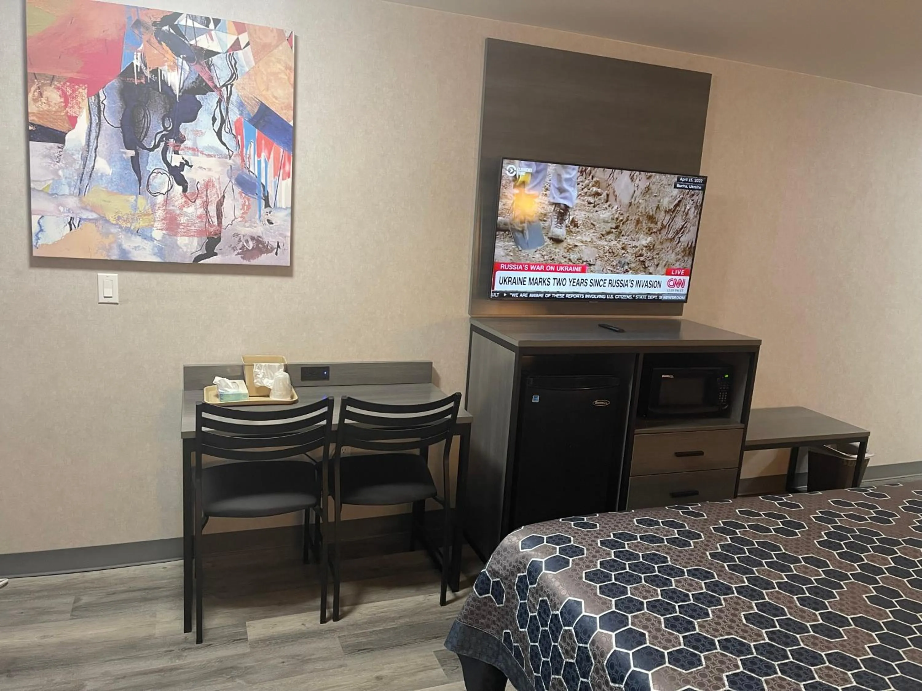 TV and multimedia, Bed in The Wayne Inn