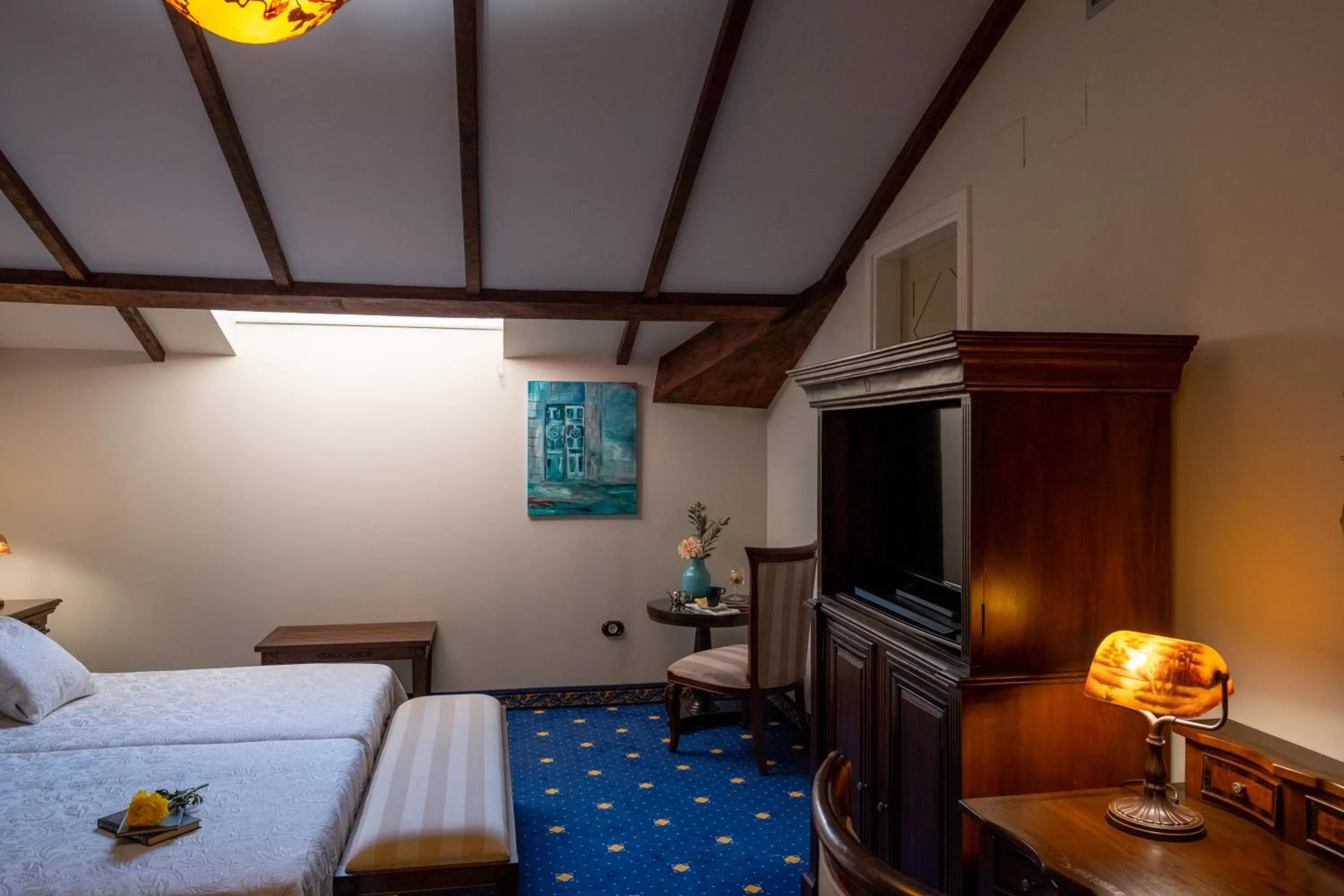 TV and multimedia, Bed in Hotel Pazo Libunca