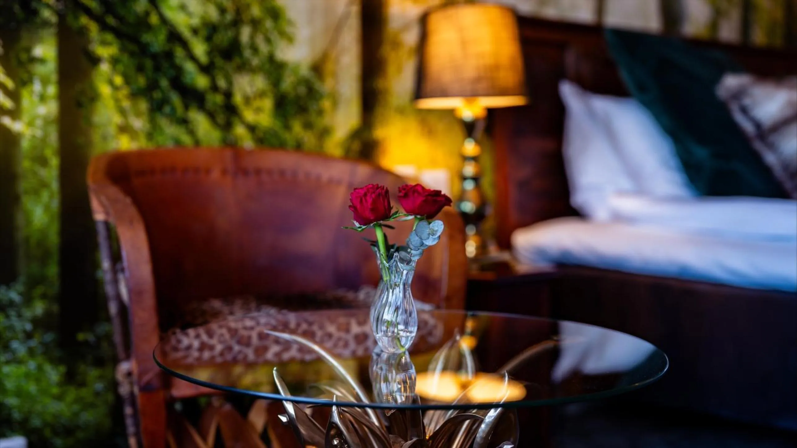 Decorative detail, Bed in Slottsgården Hotell & Restaurang