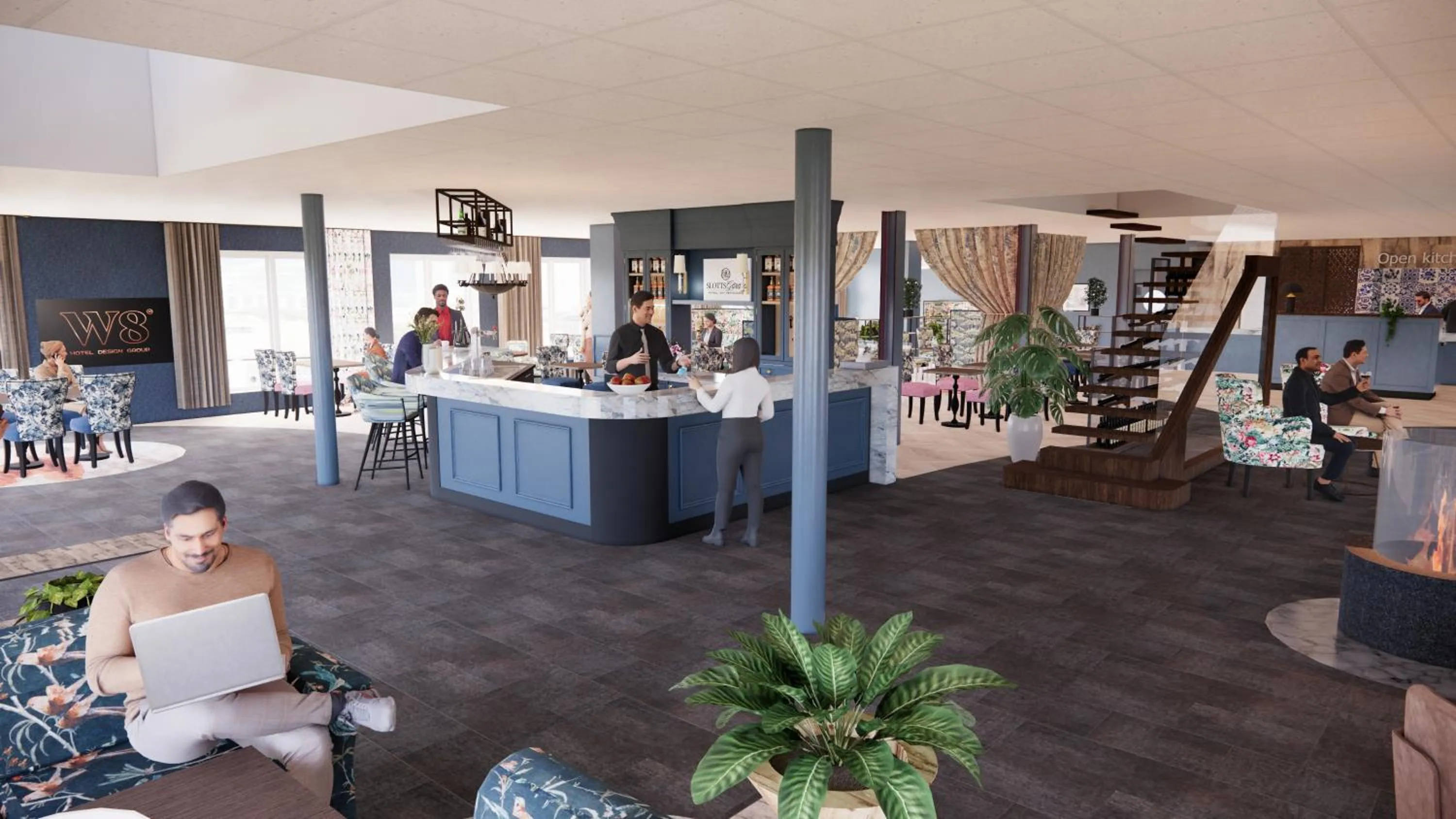 Restaurant/places to eat in Slottsgården Hotell & Restaurang