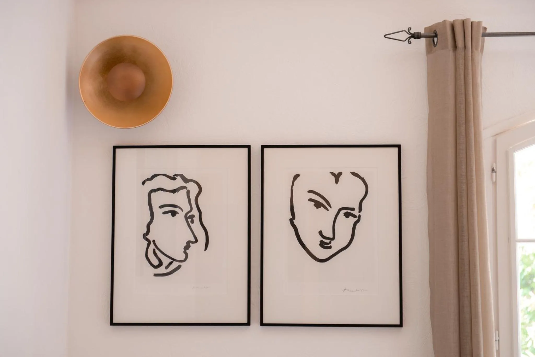 Bedroom in La Parenthèse de Marie