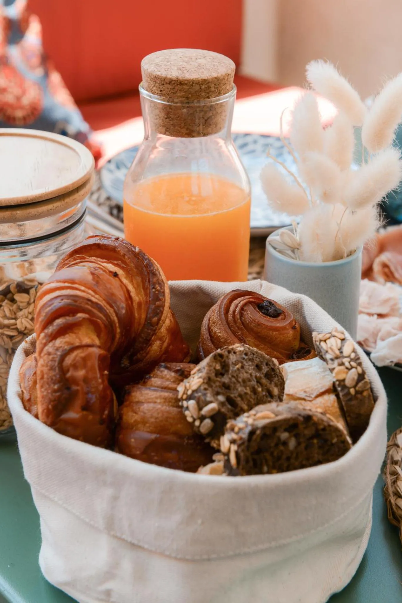 Continental breakfast in La Parenthèse de Marie