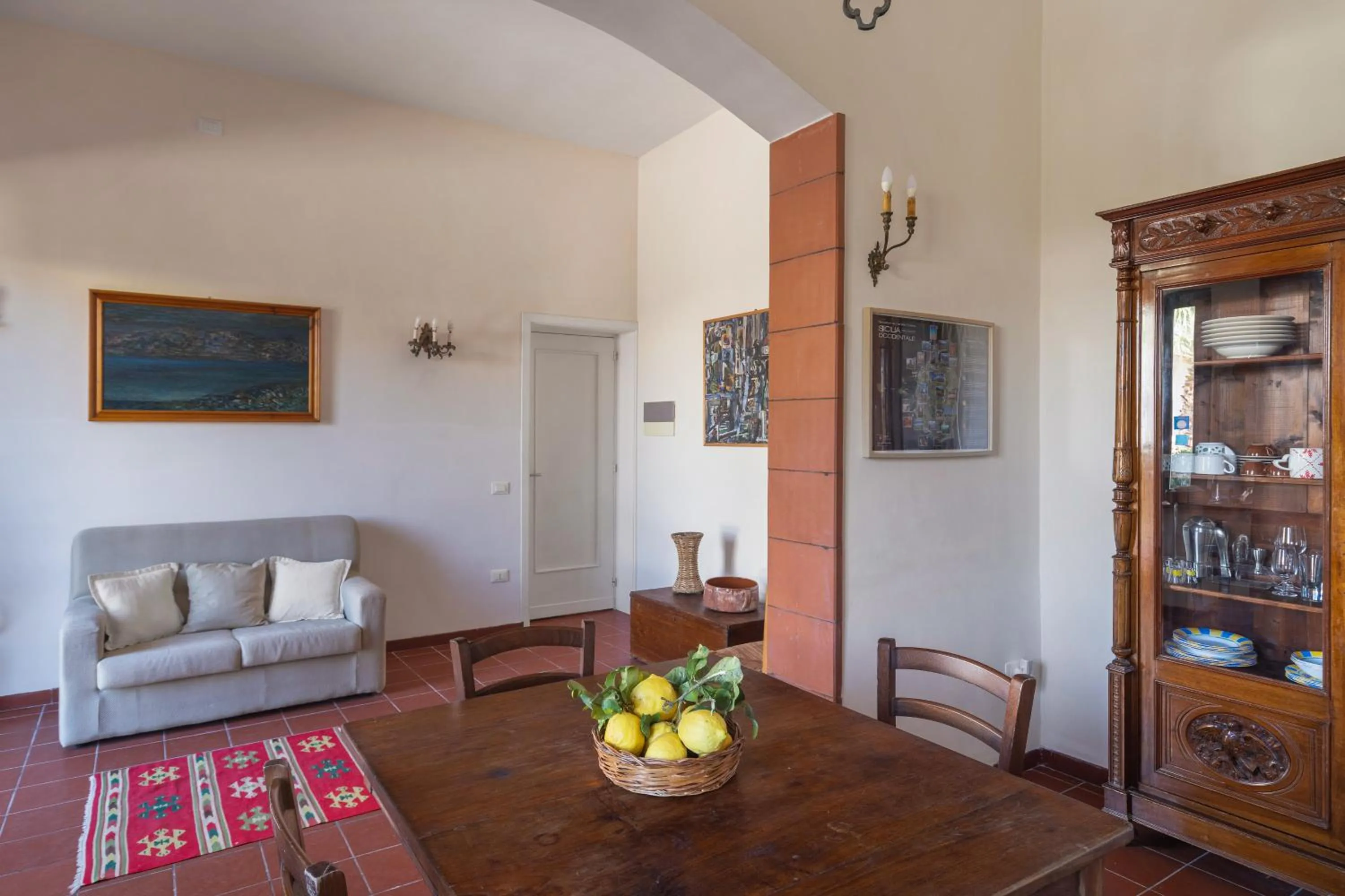 Living room in Laguna dei Fenici