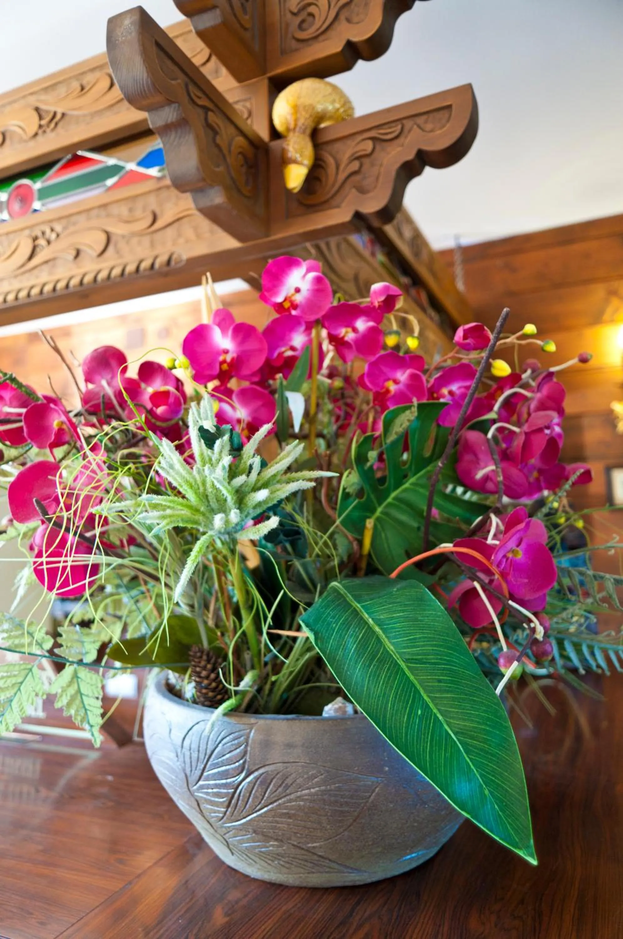 Decorative detail in Hotel Alpenkrone