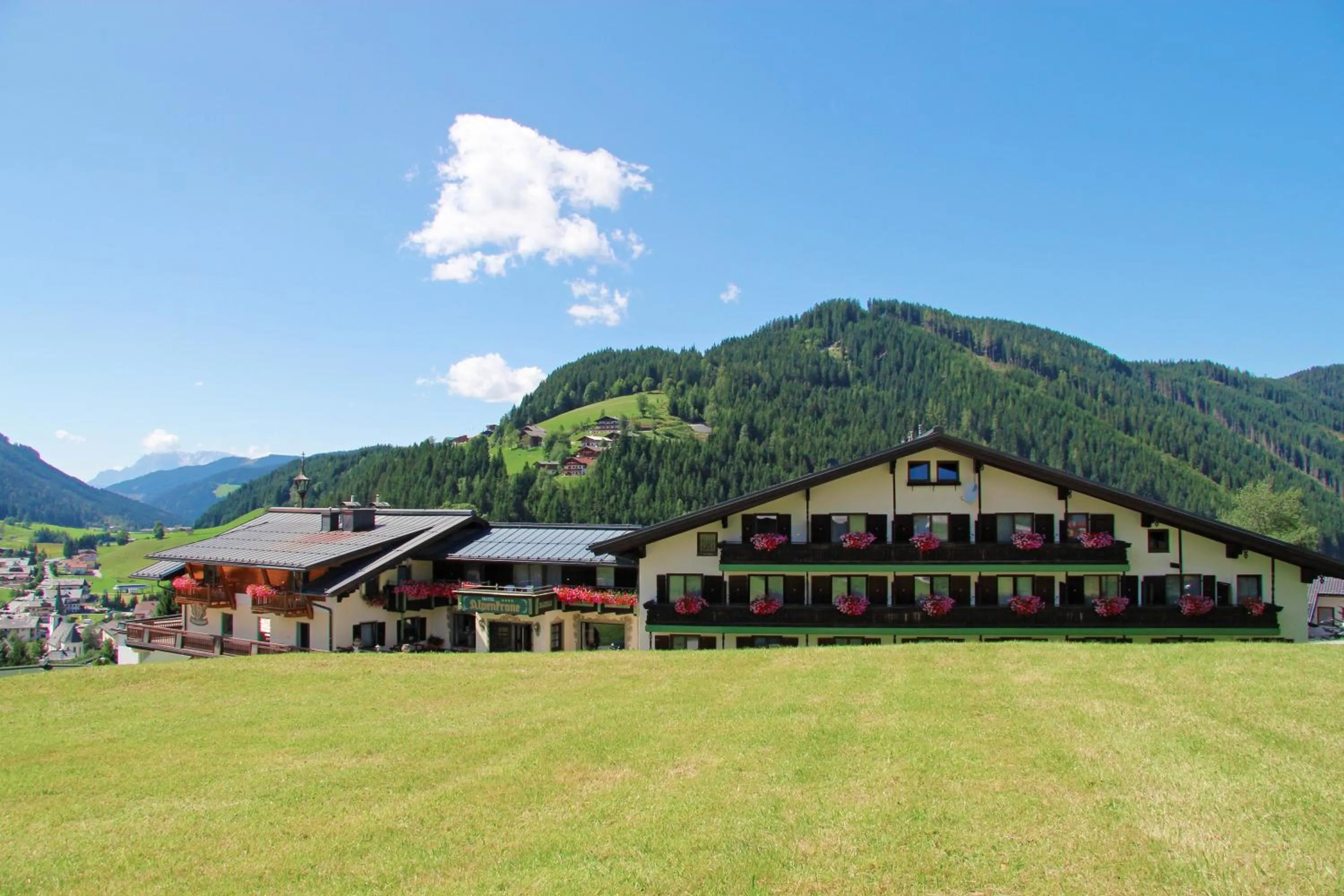 Garden in Hotel Alpenkrone