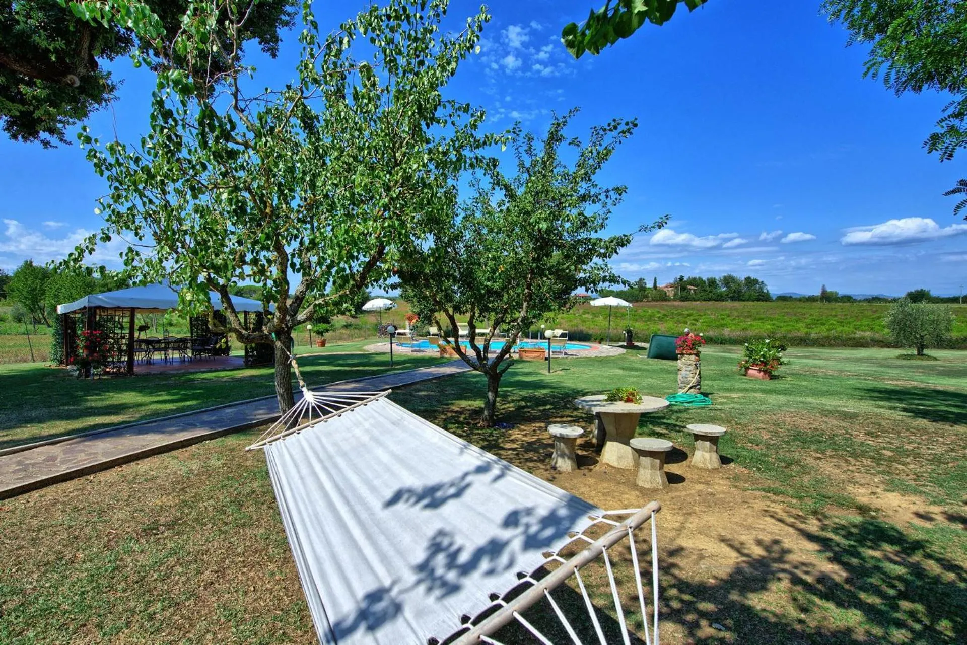 Garden view in Agriturismo Podere Delle Querci
