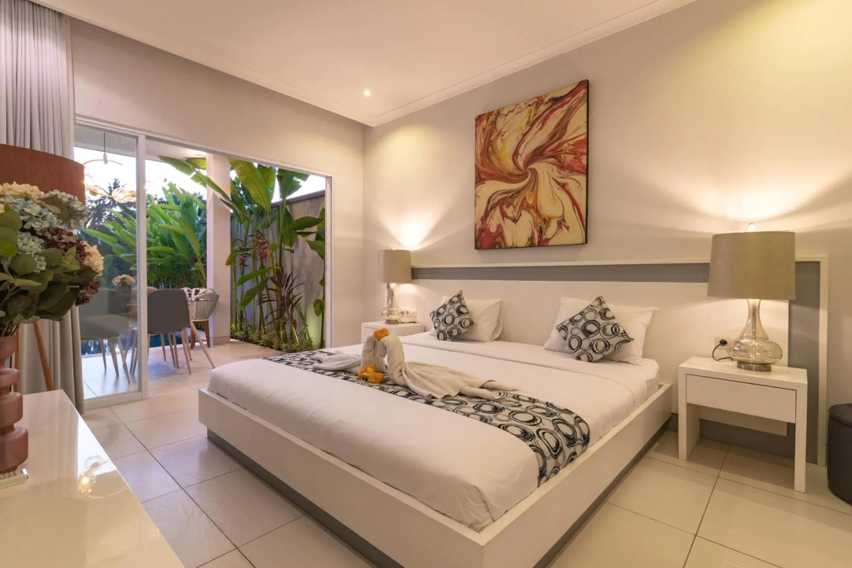 Bedroom, Bed in Villa Shiva