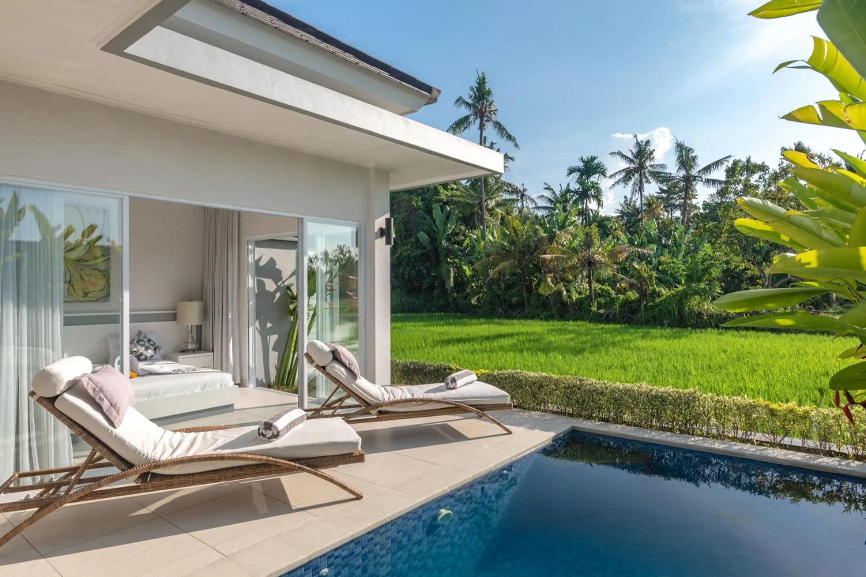 Swimming pool in Villa Shiva