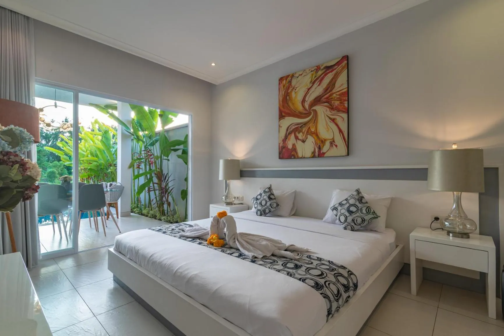 Bedroom, Bed in Villa Shiva