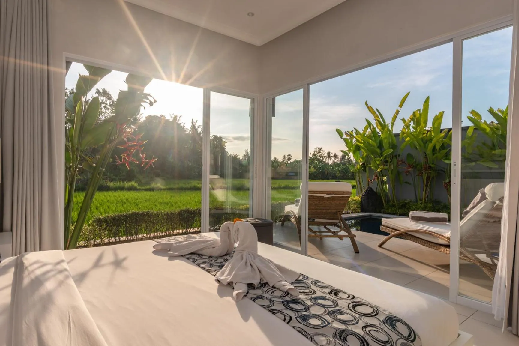 Bedroom, Bed in Villa Shiva