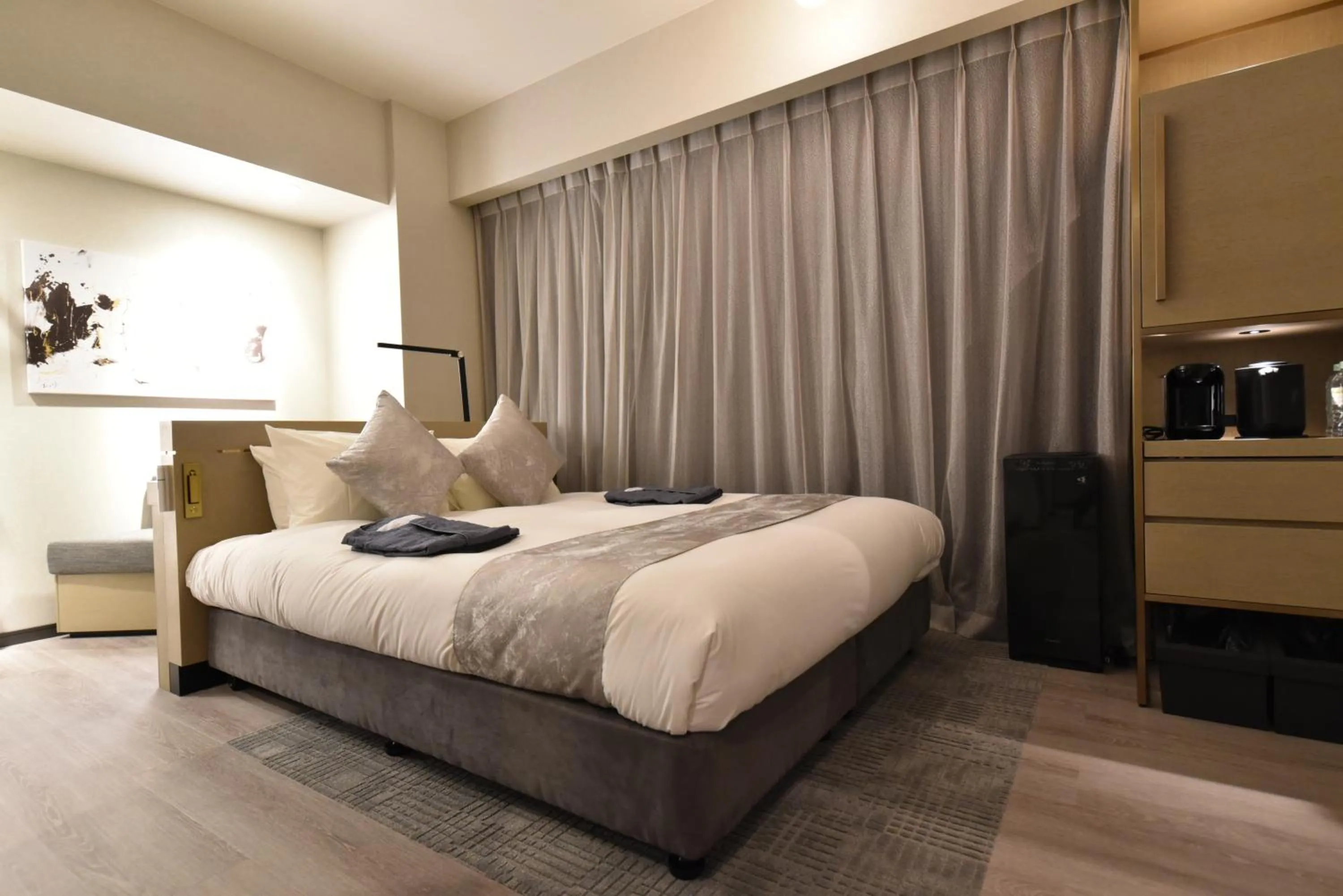 Photo of the whole room, Bed in Hotel Cordia Osaka Hommachi