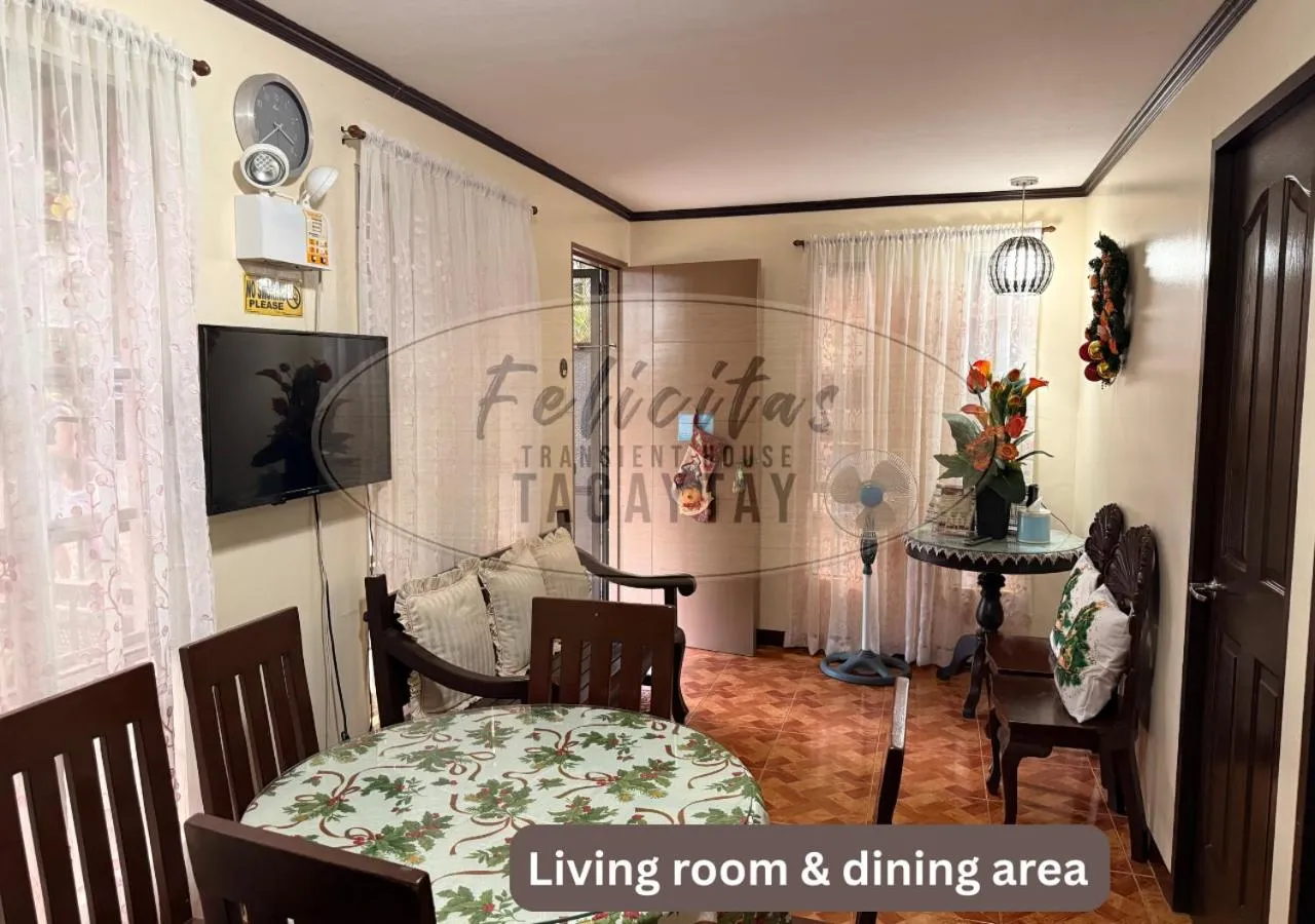 Living room in Felicitas Tagaytay
