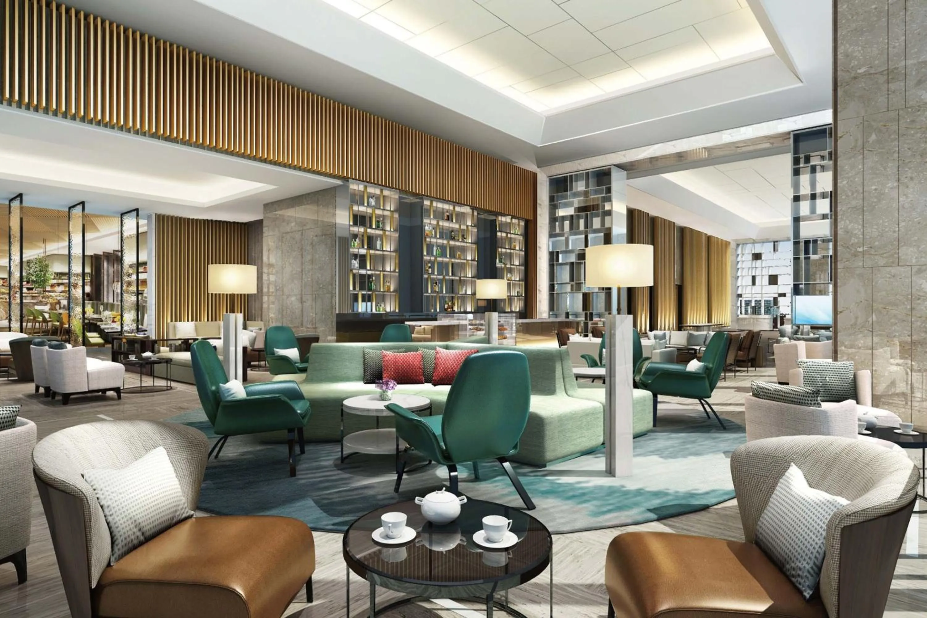 Lobby or reception in Four Points by Sheraton Wuhan, Jiangxia