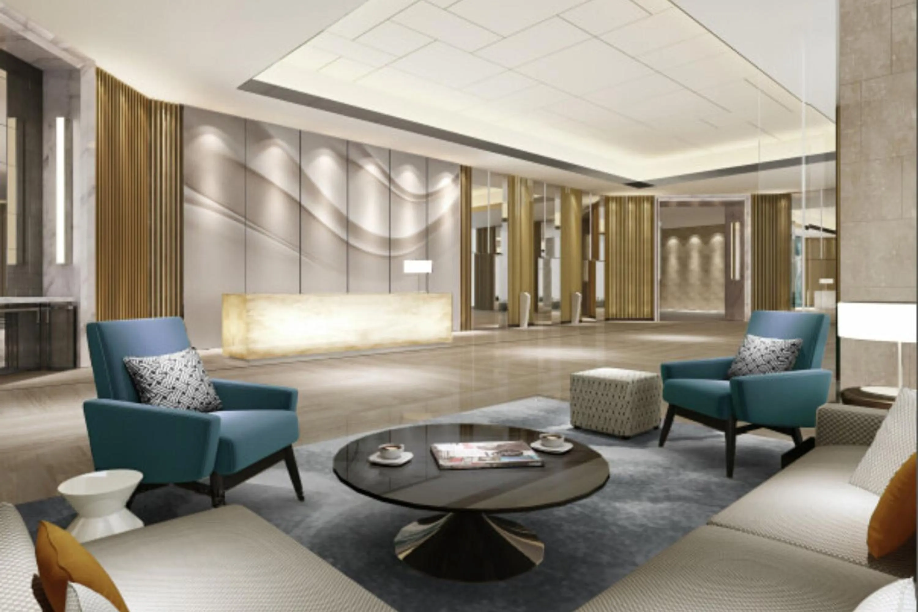 Lobby or reception in Four Points by Sheraton Wuhan, Jiangxia
