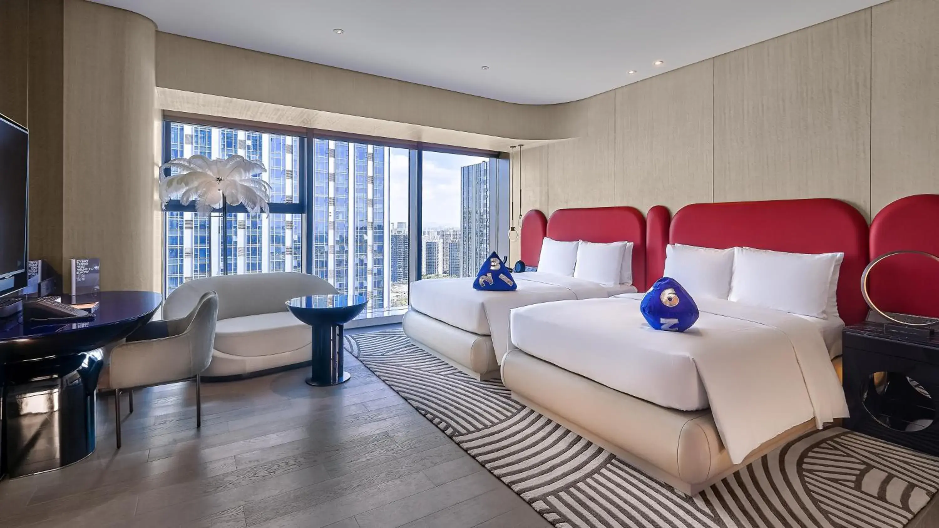 Wonderful Double Room(Mini-bar soft drink) in W-Xiamen Wonderful Double Room(Mini-bar soft drink) in W-Xiamen