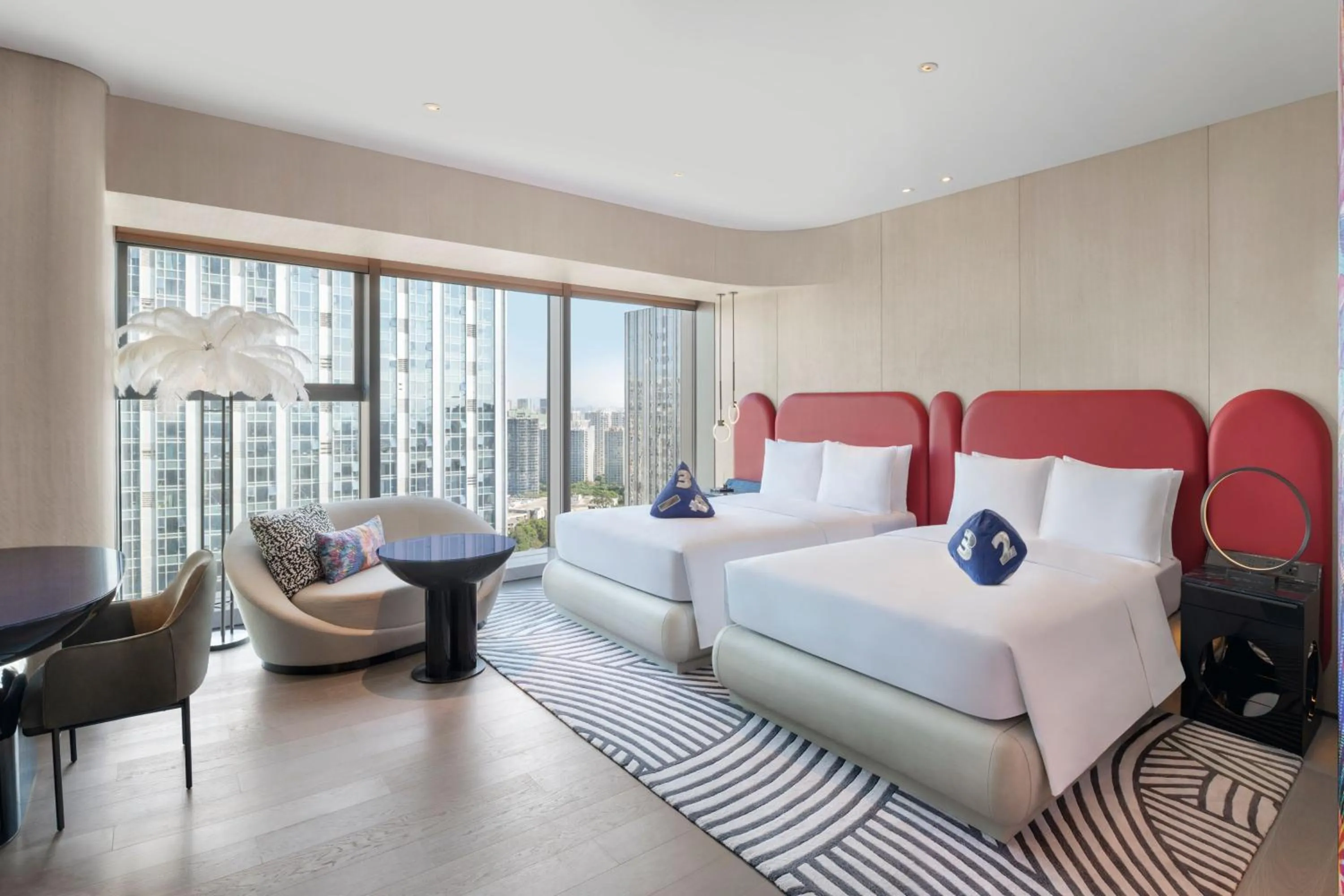 Photo of the whole room, Bed in W-Xiamen