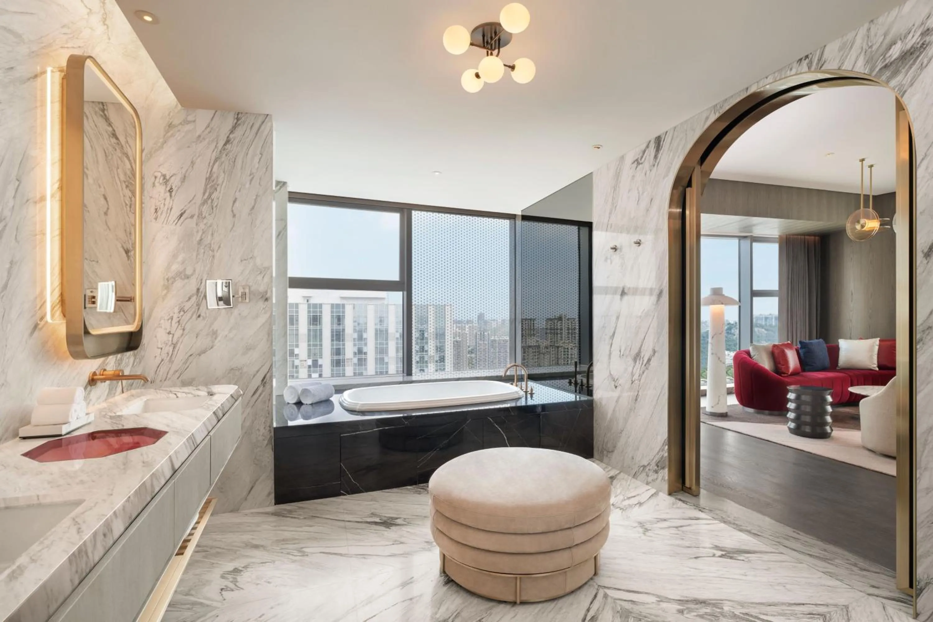 Photo of the whole room, Bed in W-Xiamen