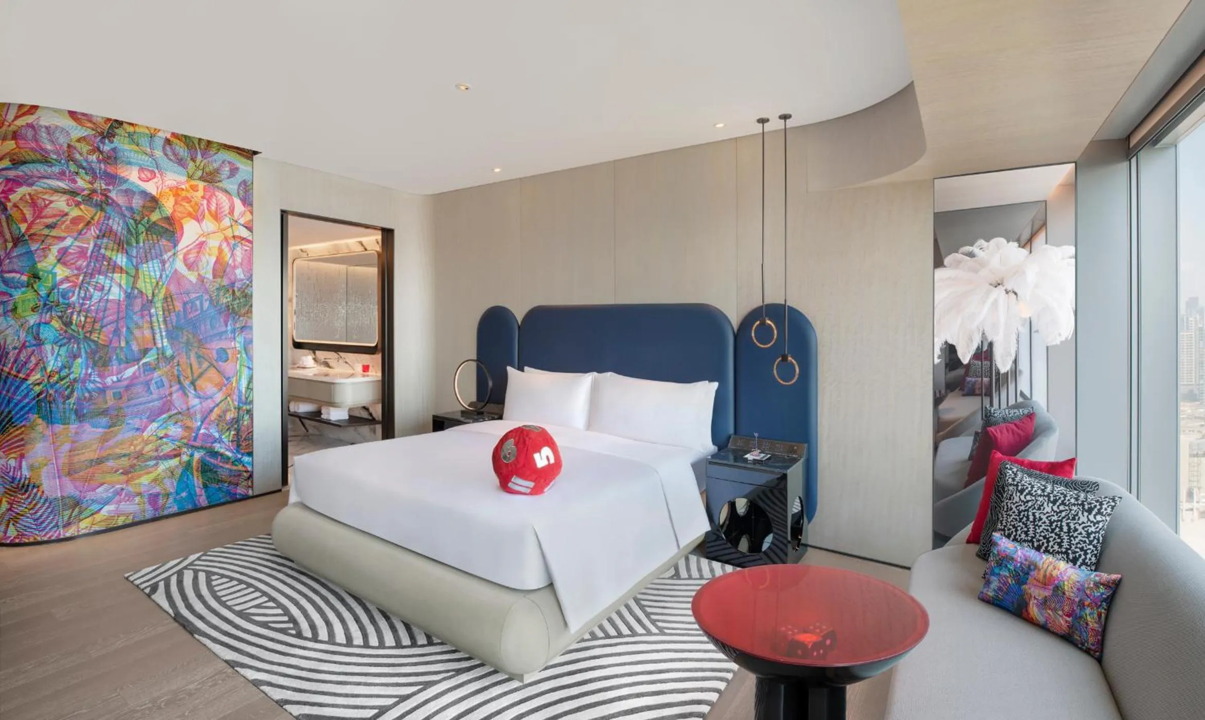 Photo of the whole room, Bed in W-Xiamen