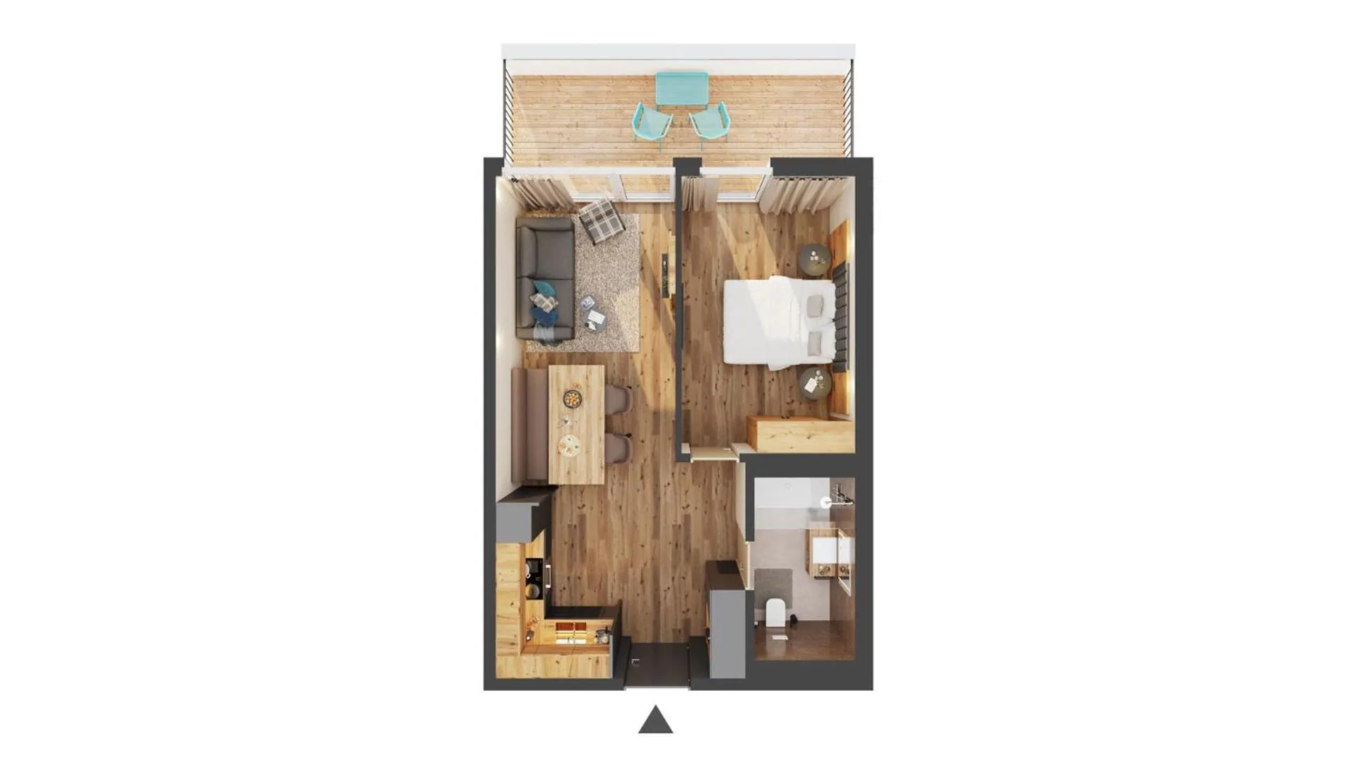 Floor plan in REMIND Apartements Brixental