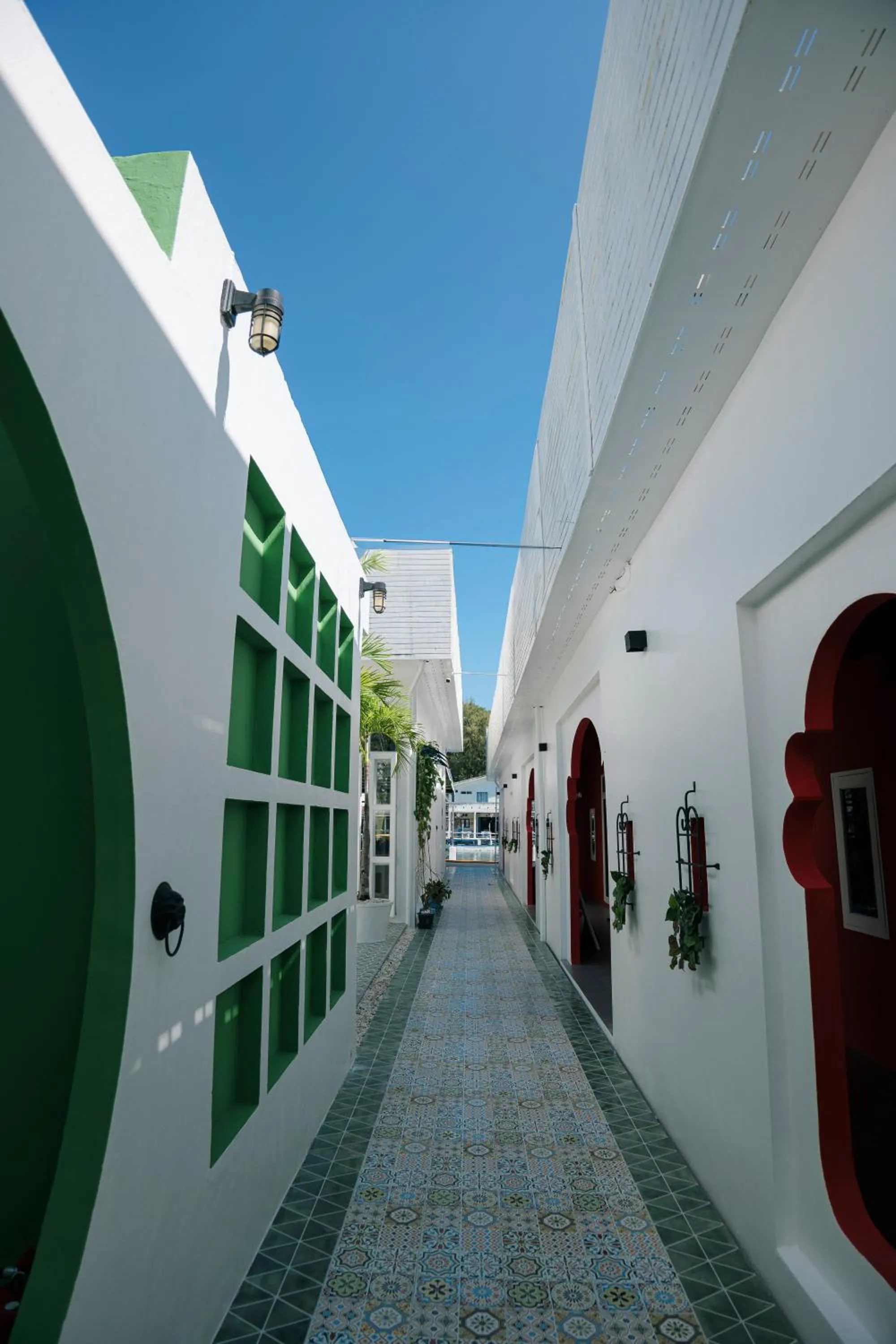 Facade/entrance in Watercolours