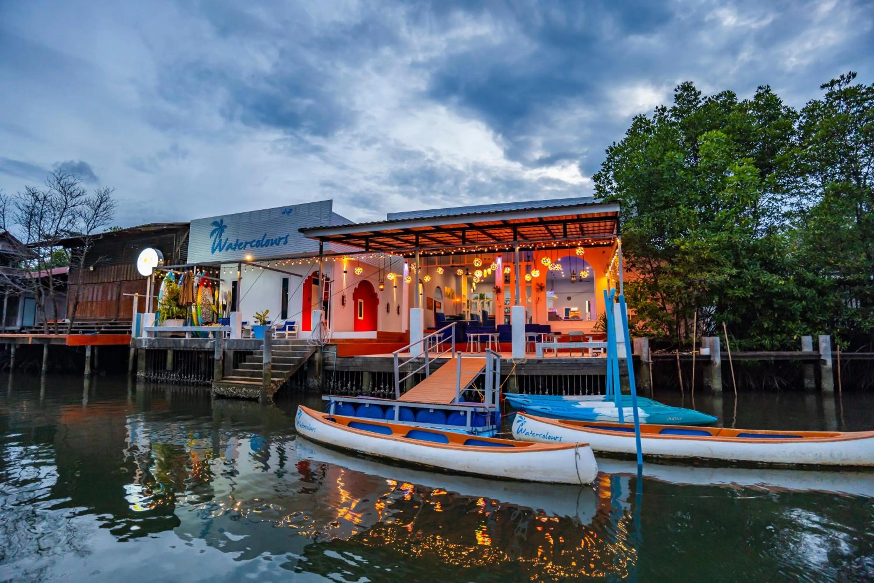 Facade/entrance in Watercolours