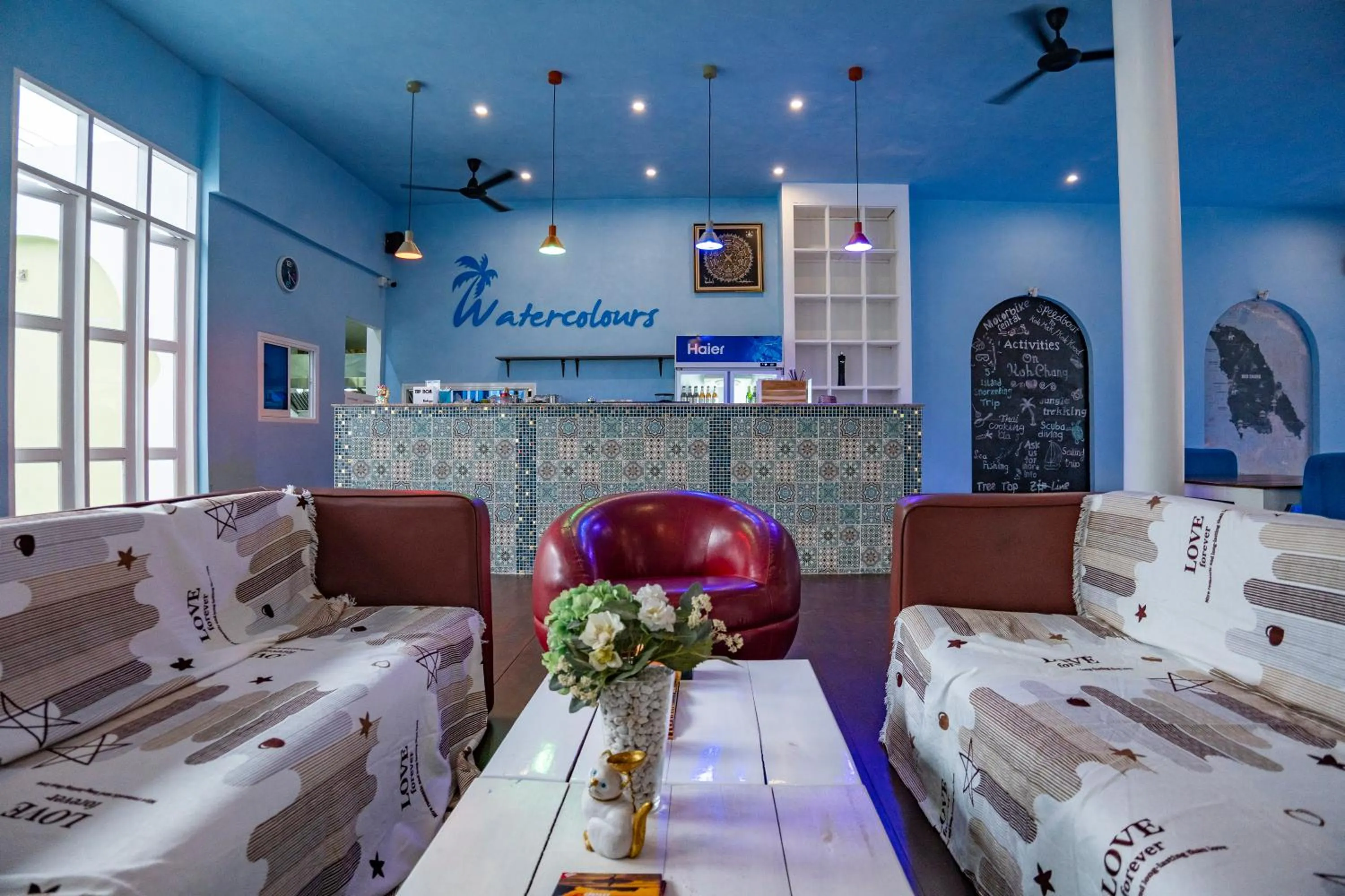 Lounge or bar in Watercolours