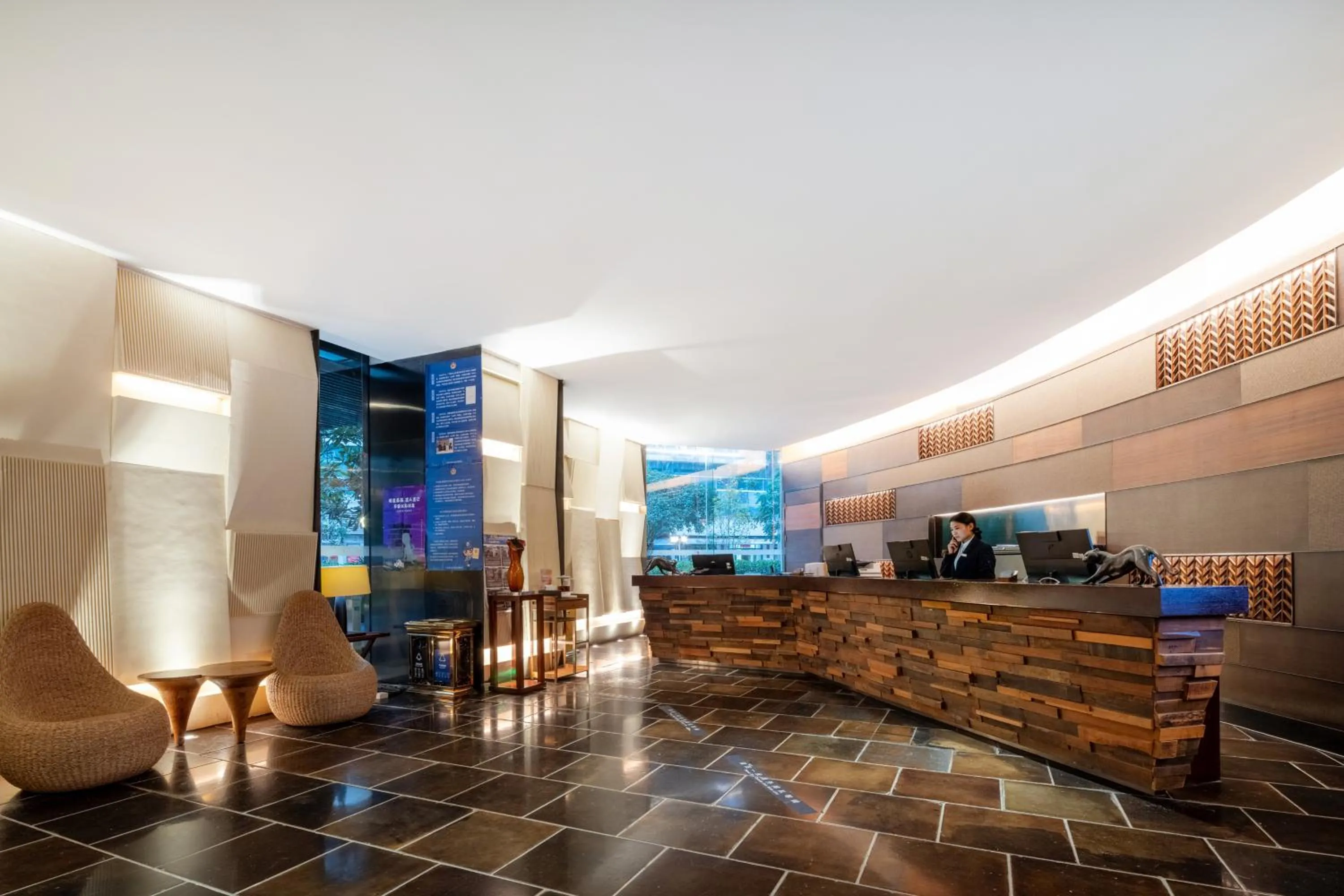 Lobby or reception in The Mulian Hotel Guangzhou Zhujiang New Town-Canton Fair Free Shuttle Bus