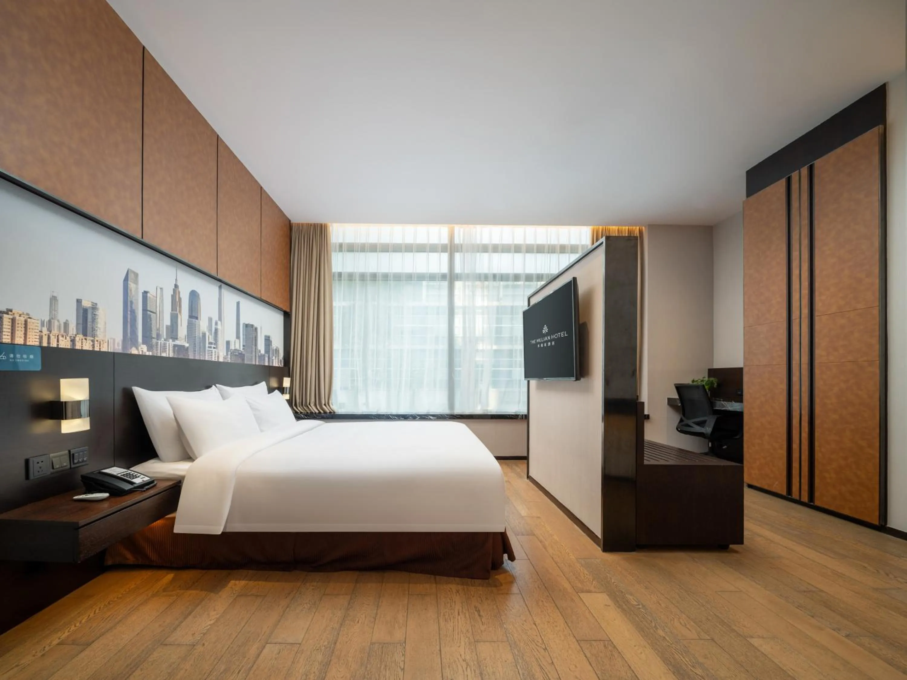 Photo of the whole room in The Mulian Hotel Guangzhou Zhujiang New Town-Canton Fair Free Shuttle Bus