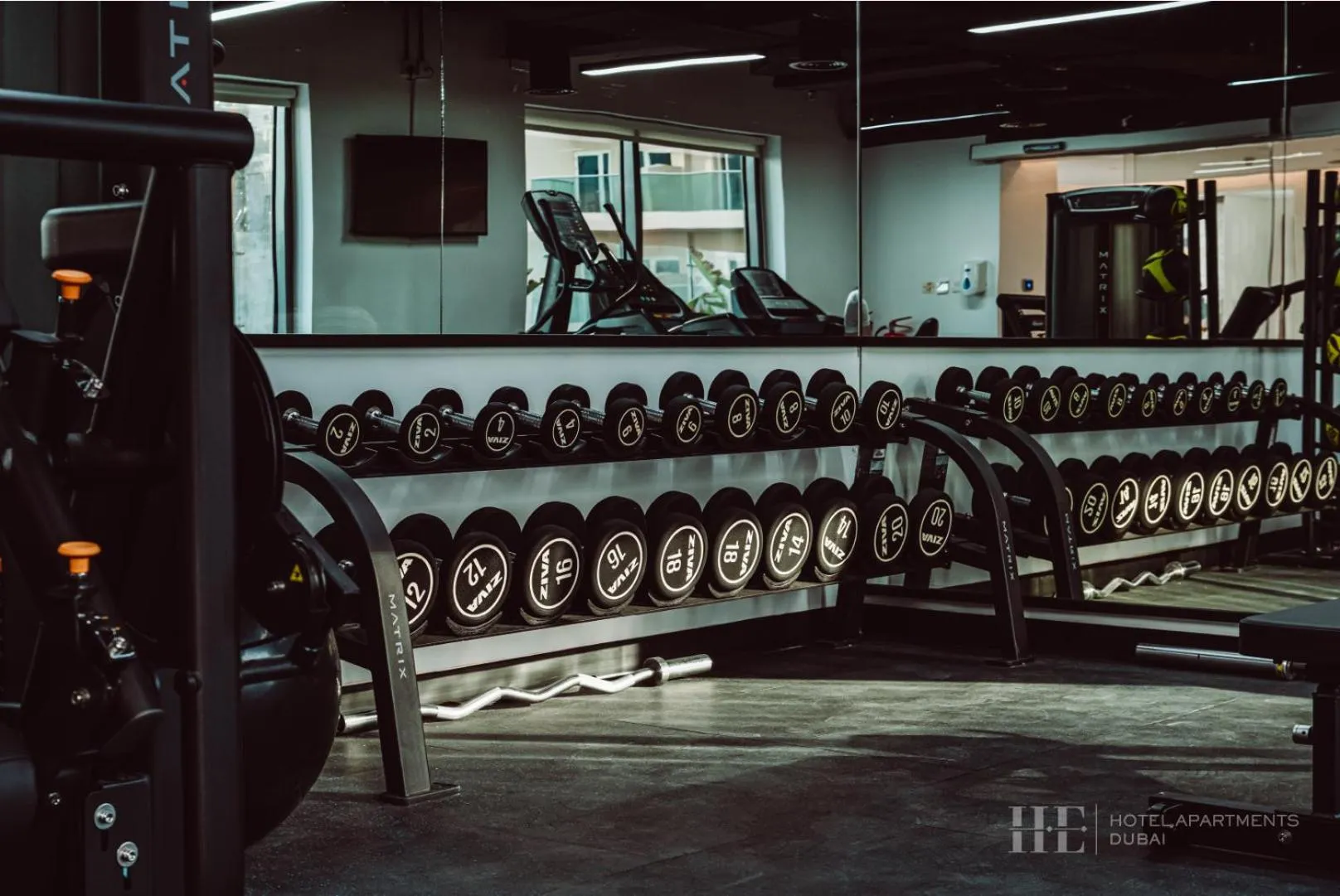 Fitness centre/facilities in HE Hotel Apartments