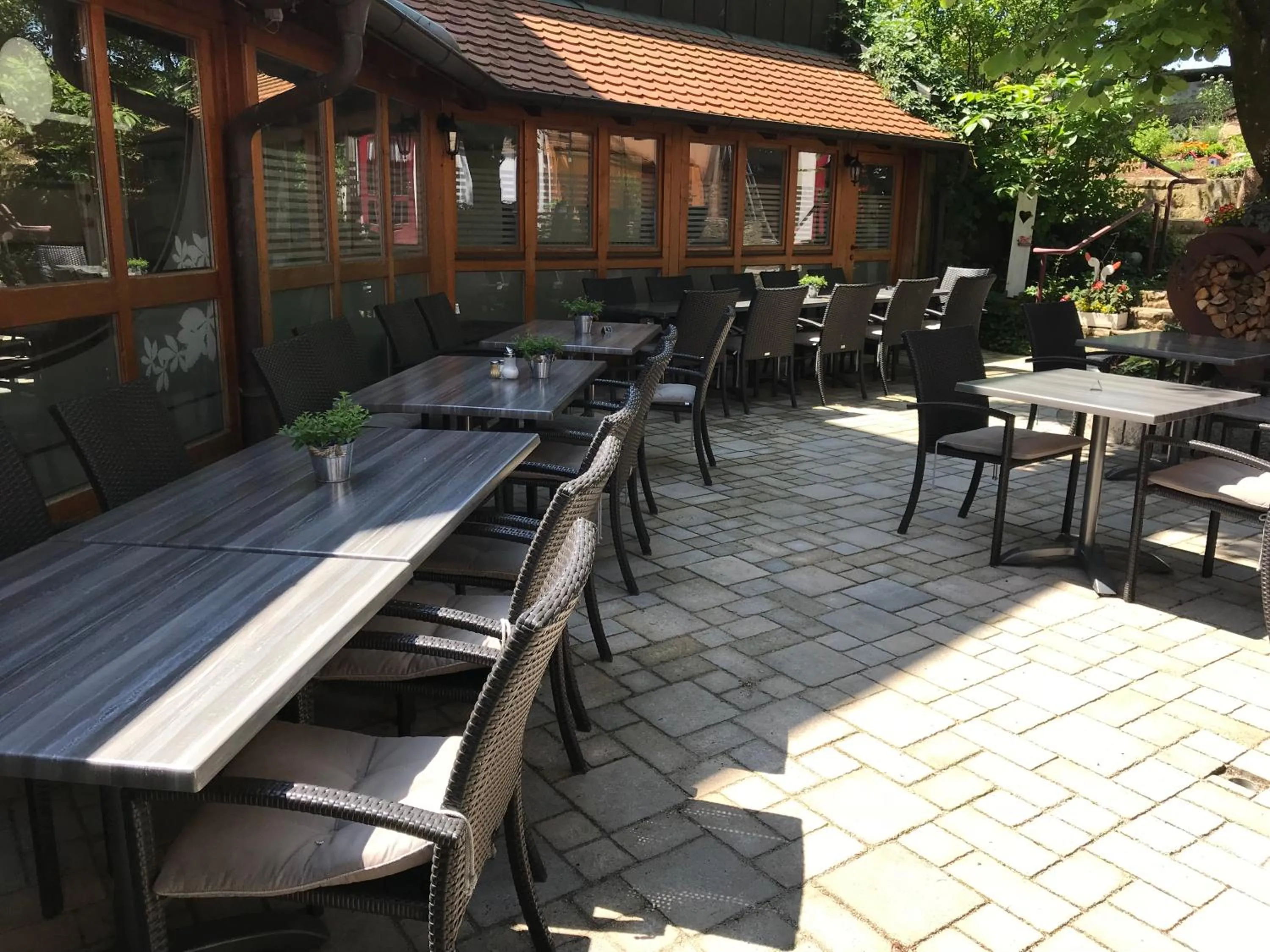 Patio in Hotel-Restaurant Früchtl