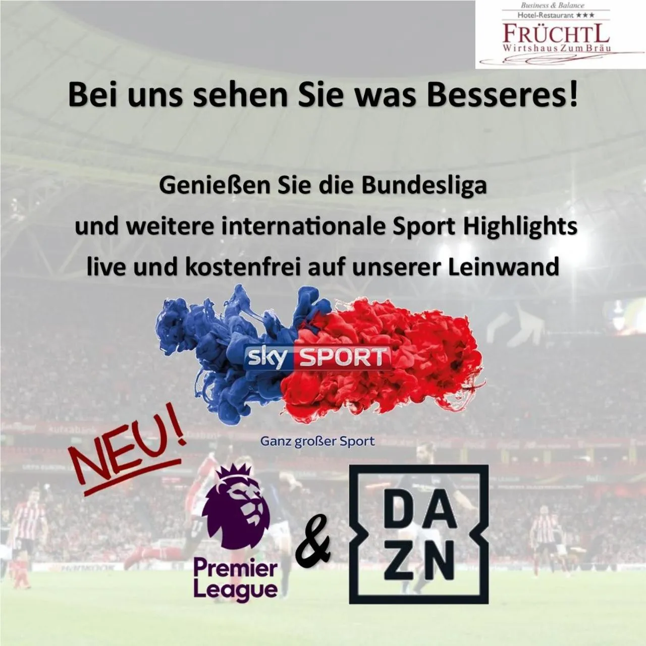 Communal lounge/ TV room in Hotel-Restaurant Früchtl