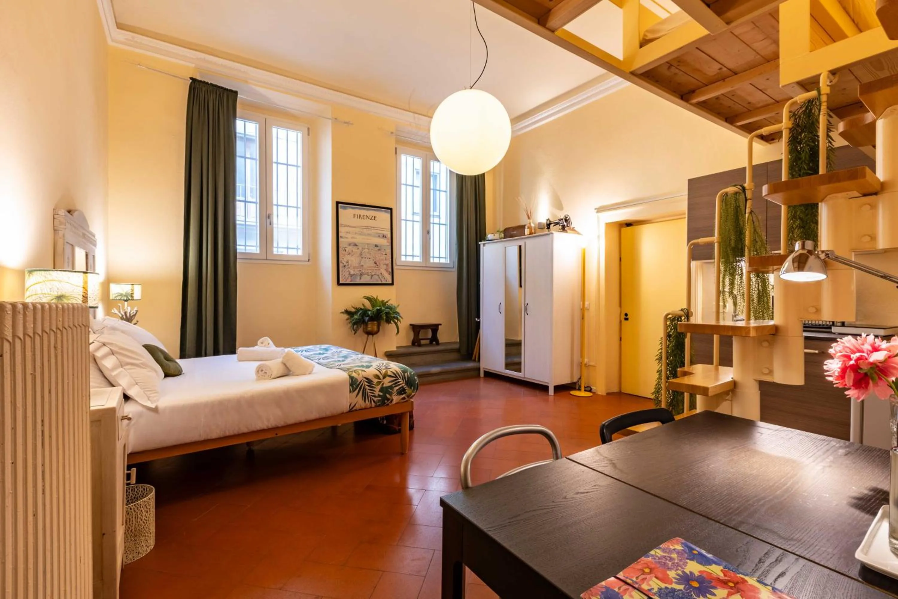 Bedroom, Bed in Secret Garden Firenze B&B