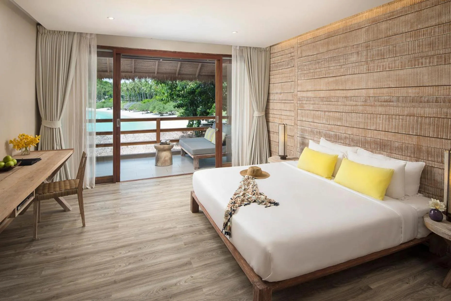 Bedroom, Bed in Beach Club by Haadtien