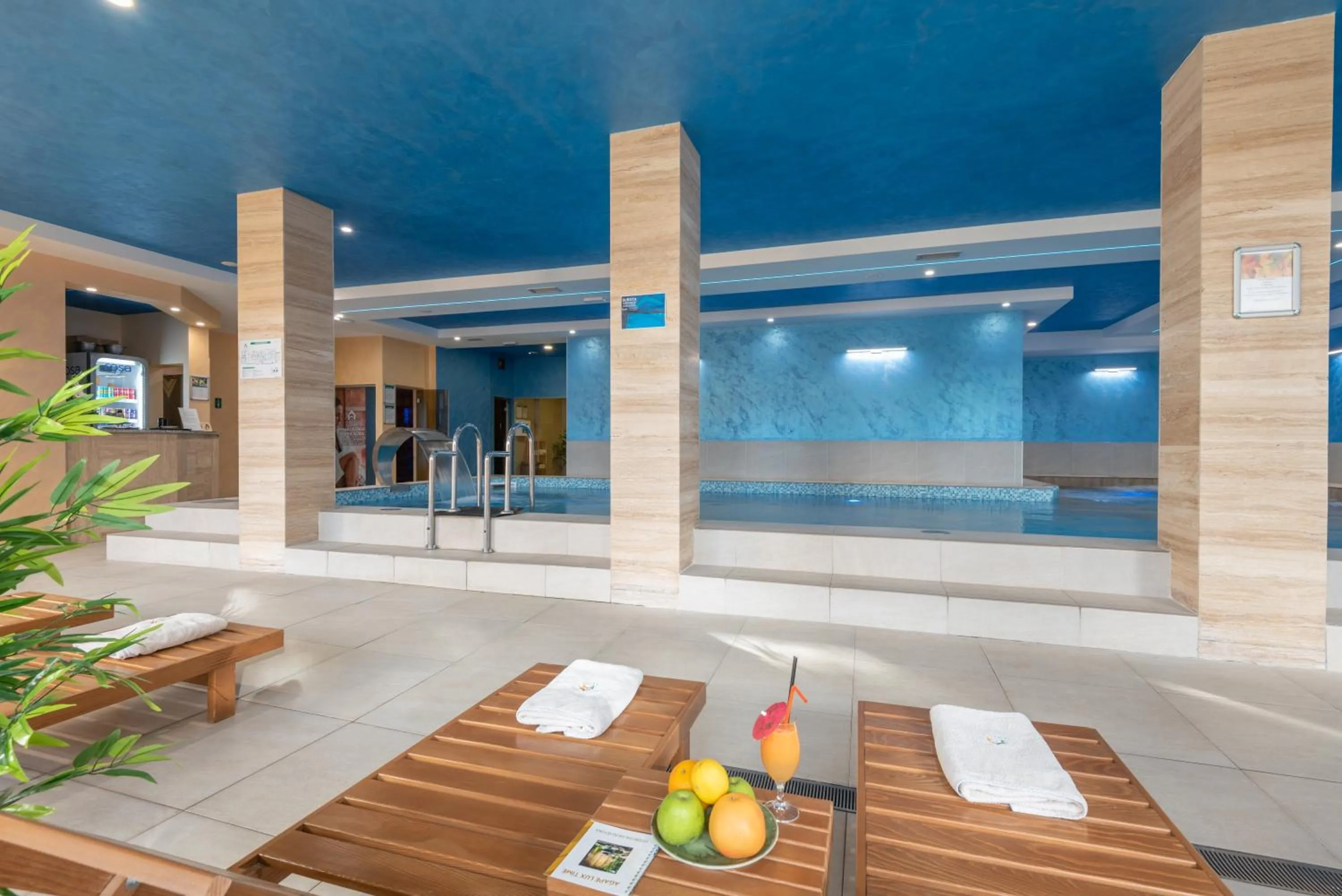 Pool view in Hotel Agape