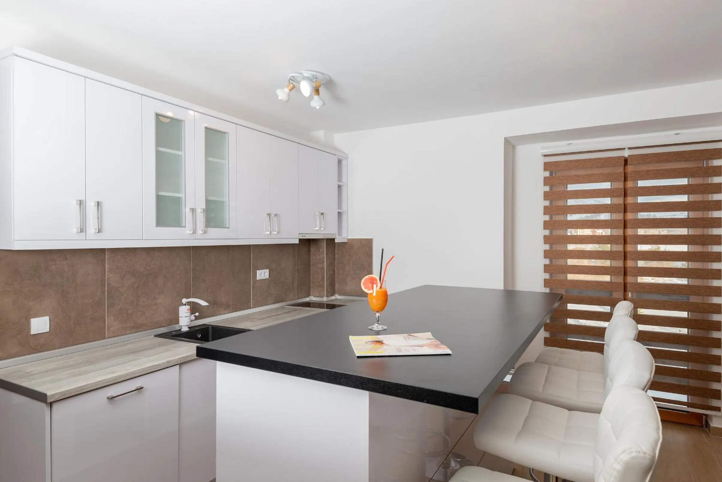 Kitchen or kitchenette in Hotel Agape