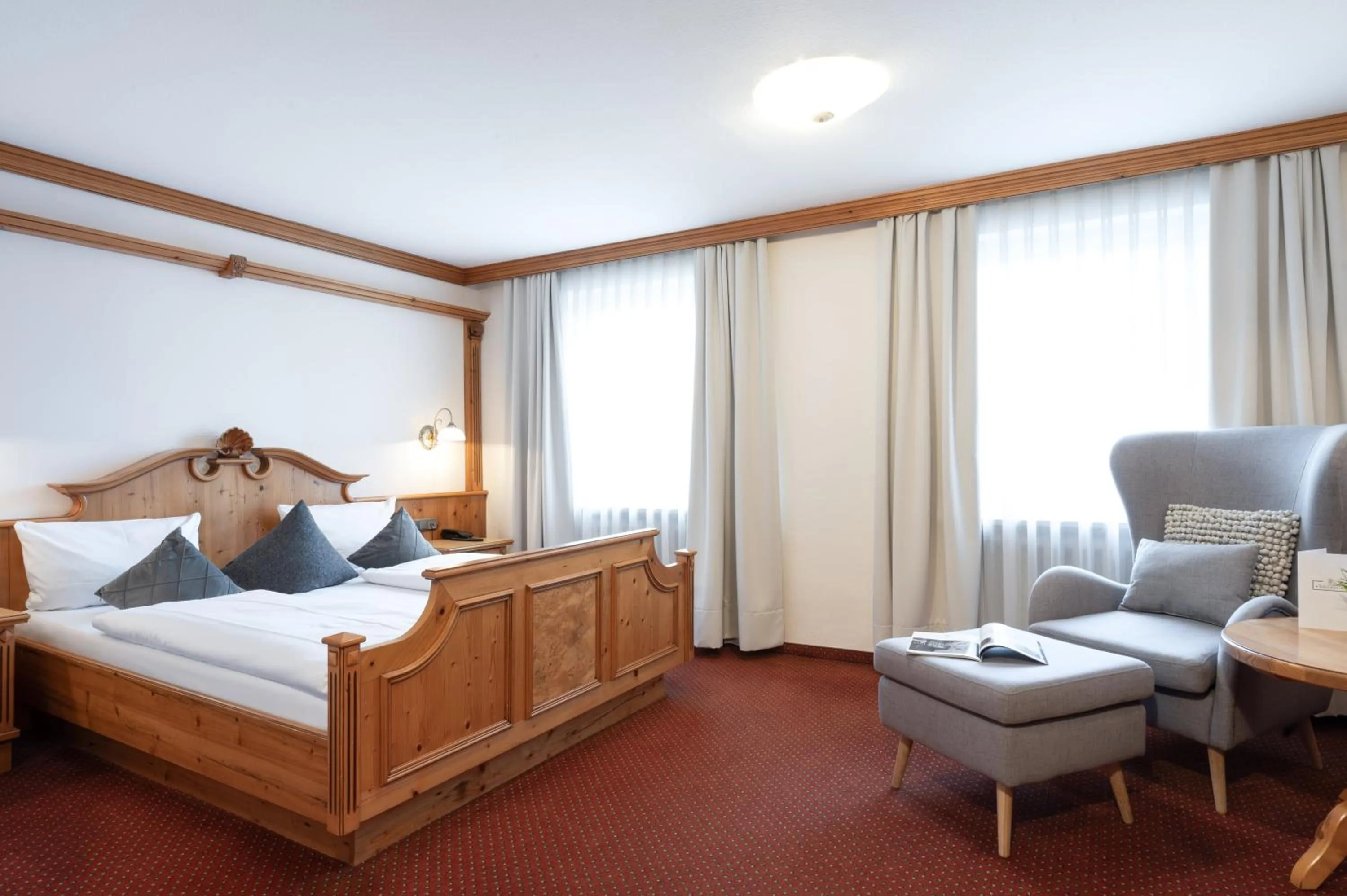 Bed in Romantik Landhotel 3Kronen